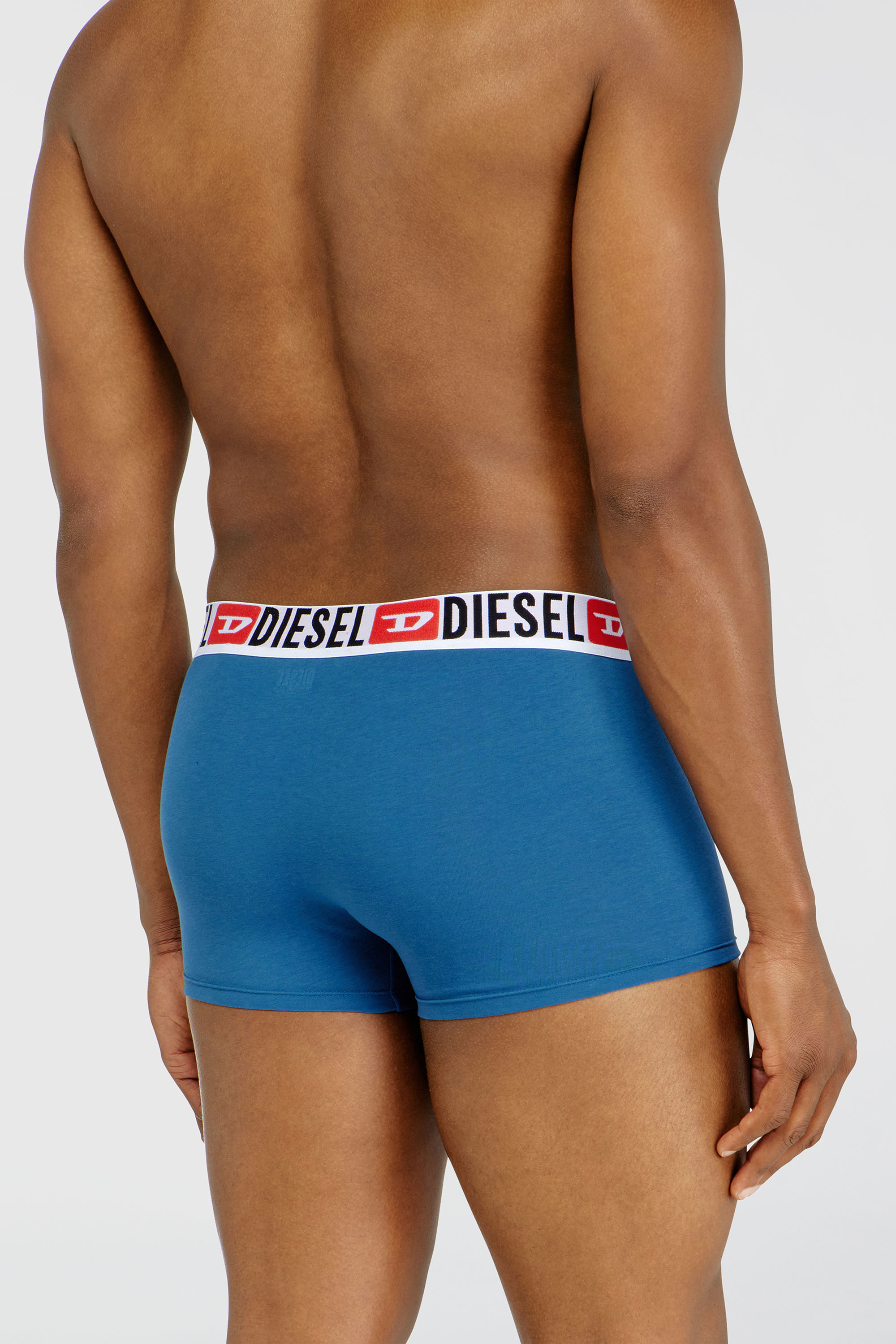 Diesel - UMBX-DAMIENTHREEPACK, Male's ボクサーパンツ 3枚パック in ピンク/ブルー - 4