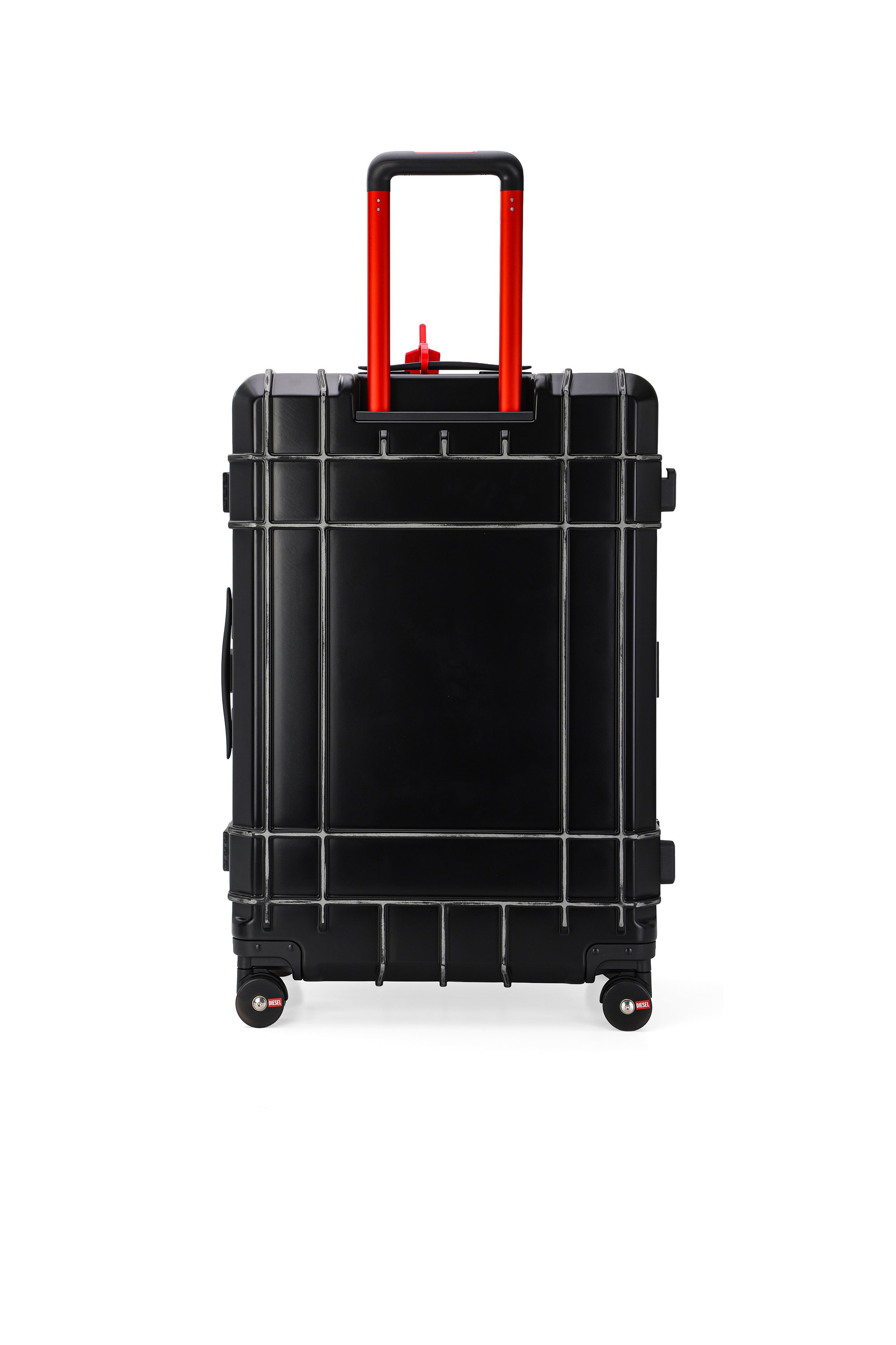 Diesel - DIESEL PC STRONG IMAGE TROLLEY- DSL003, Unisex's Rugged carry‑on suitcase 28" in ブラック - 2