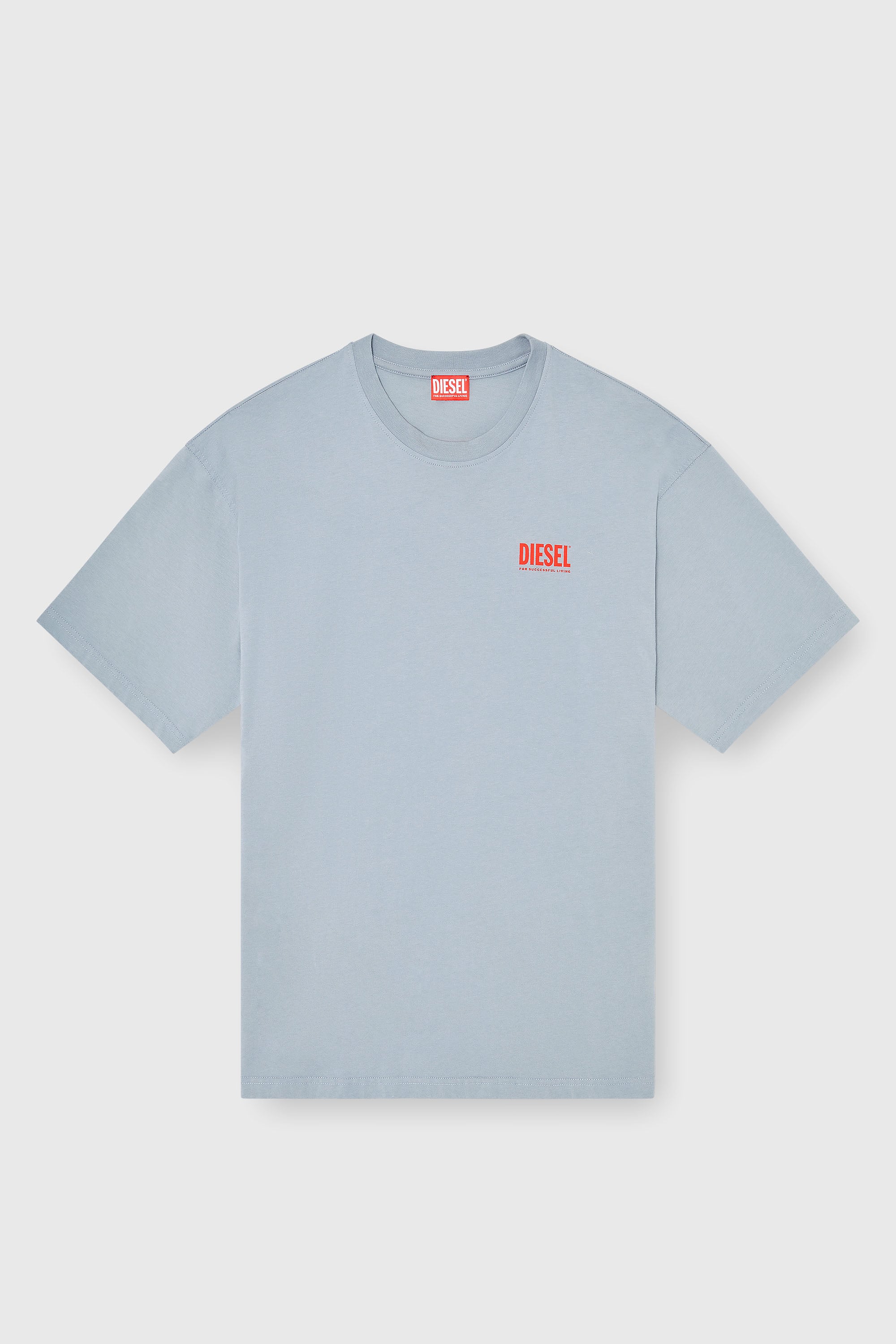 Diesel - T-BOXT-BISK, Male's Tシャツ in ライトグレー - 2