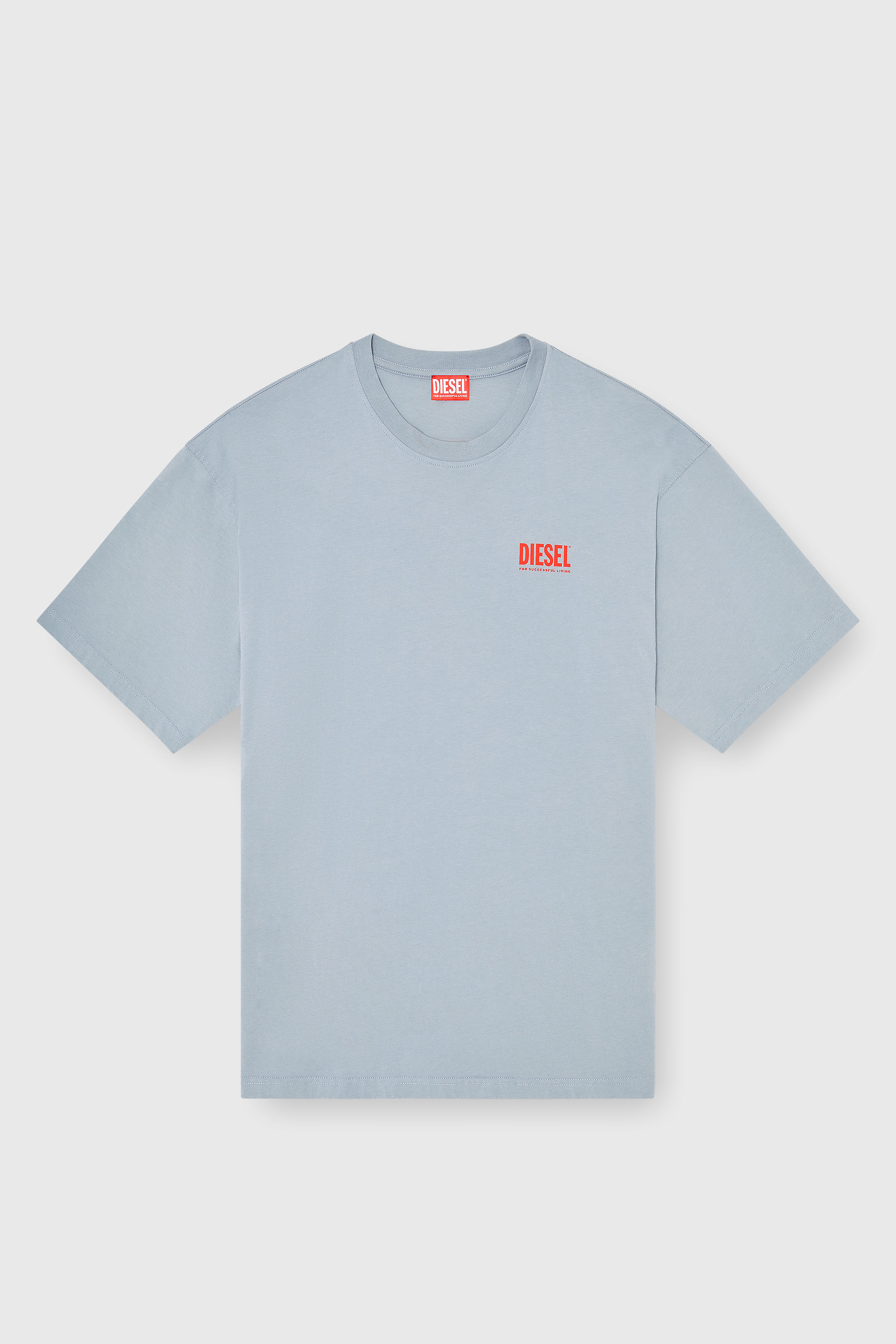 Diesel - T-BOXT-BISK, Male's Tシャツ in ライトグレー - 2