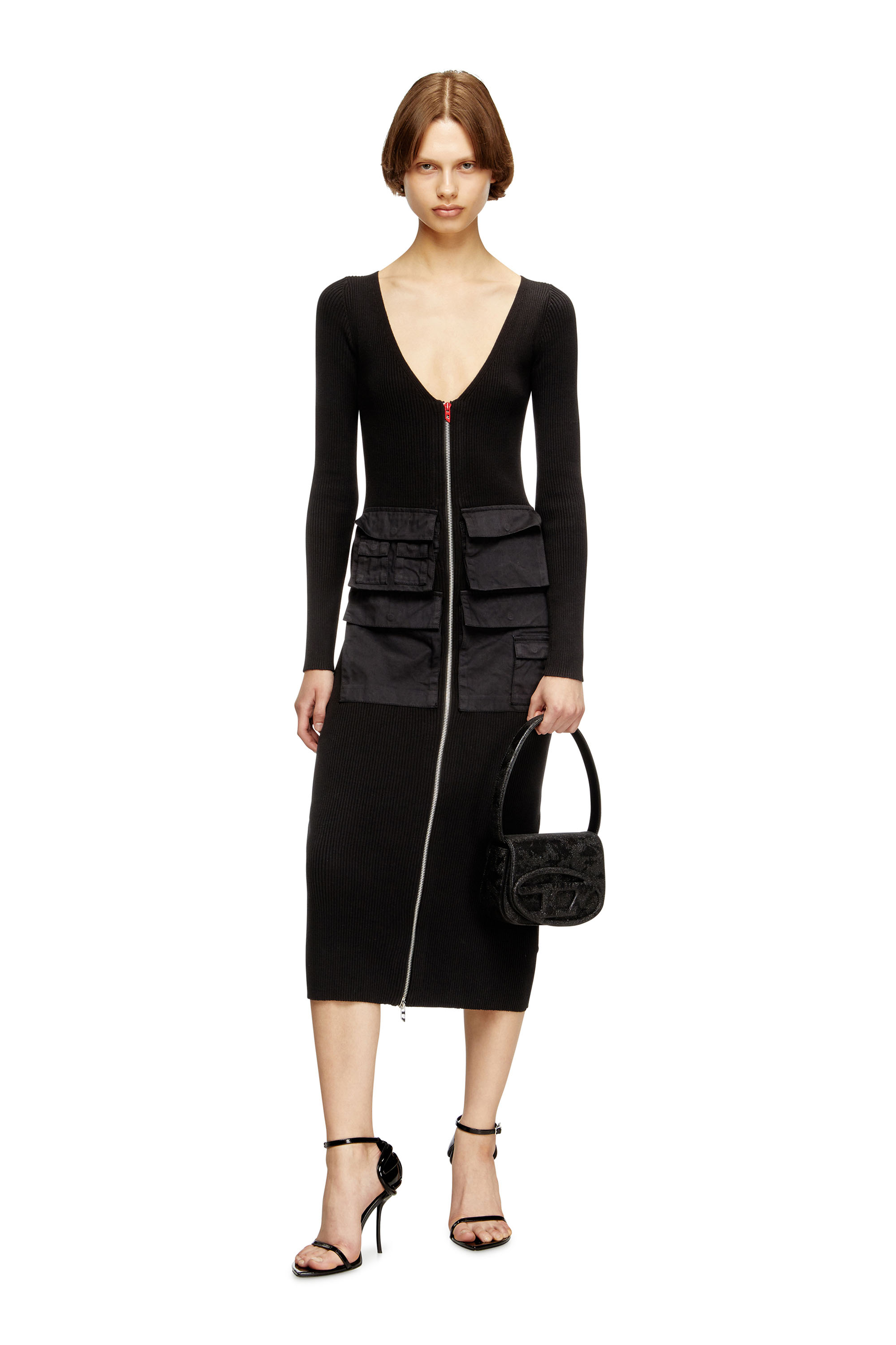 Diesel - 1DR, Female's ショルダーバッグ in ブラック - 1