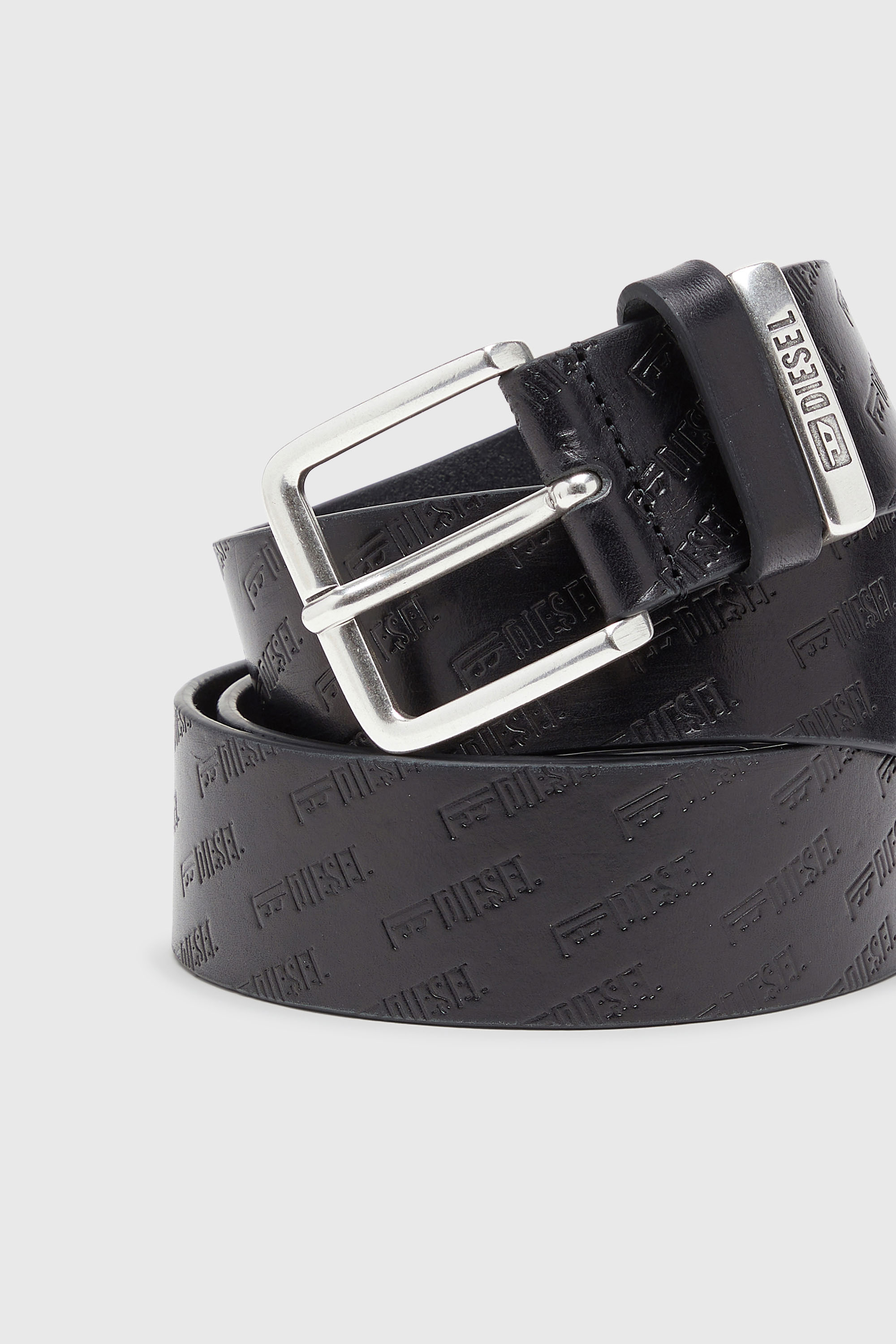 Diesel - B-MONOGRAM DSL, Male's ベルト in ブラック - 3
