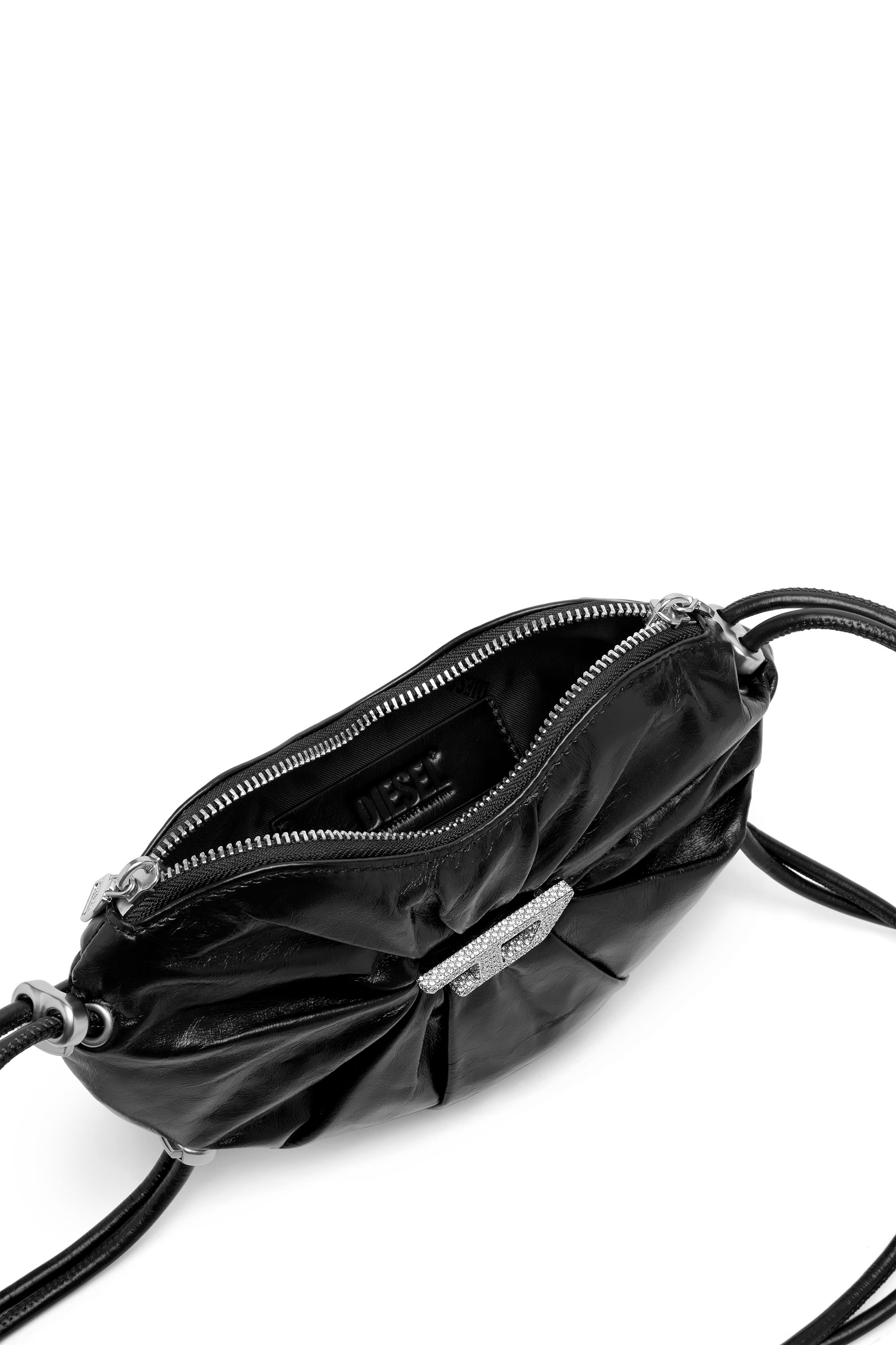 Diesel - SCRUNCH-D HEART, Female's ショルダーバッグ in ブラック - 4