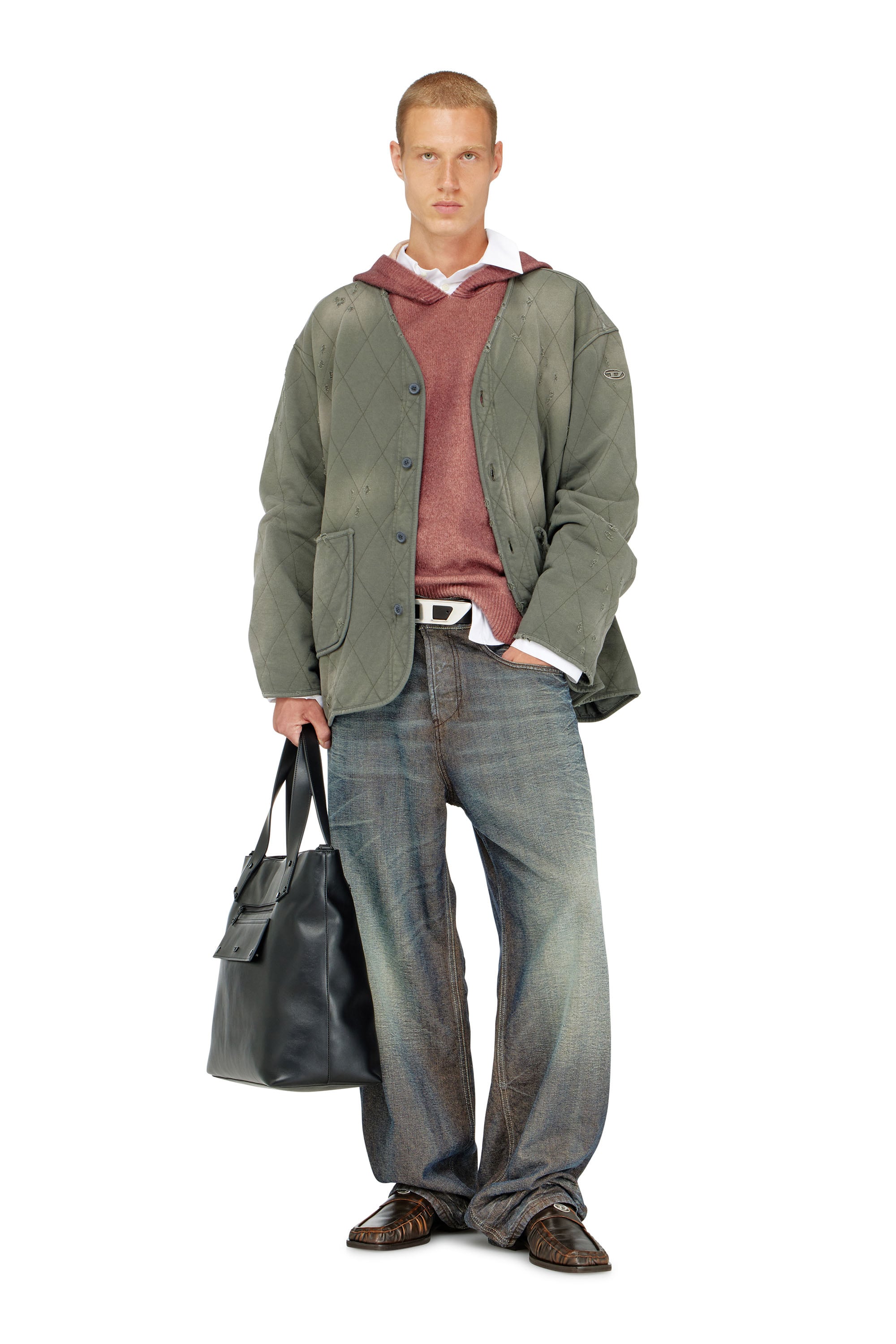 Diesel - S-ABOY, Male's キルティングジャケット in null - 2