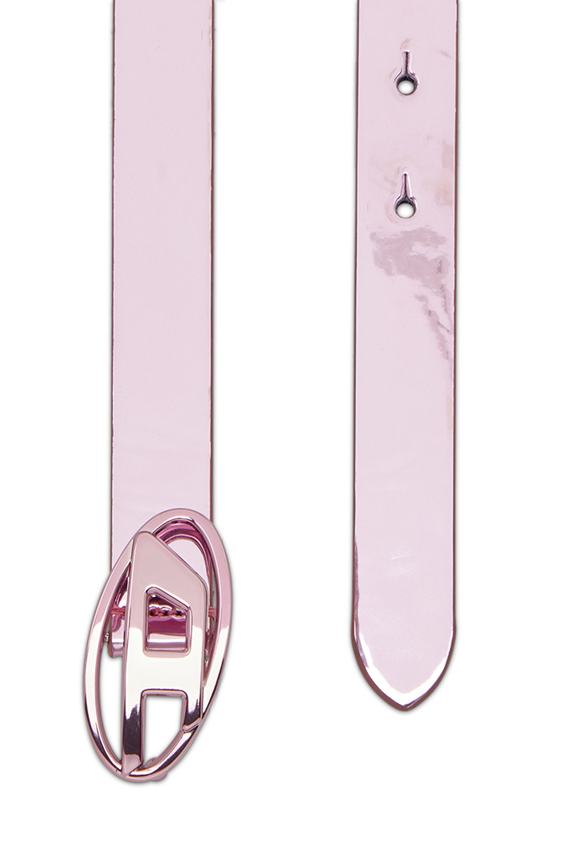 Diesel - B-1DR 20, Female's ミラーPUベルト20 in ピンク / ホワイト - 2