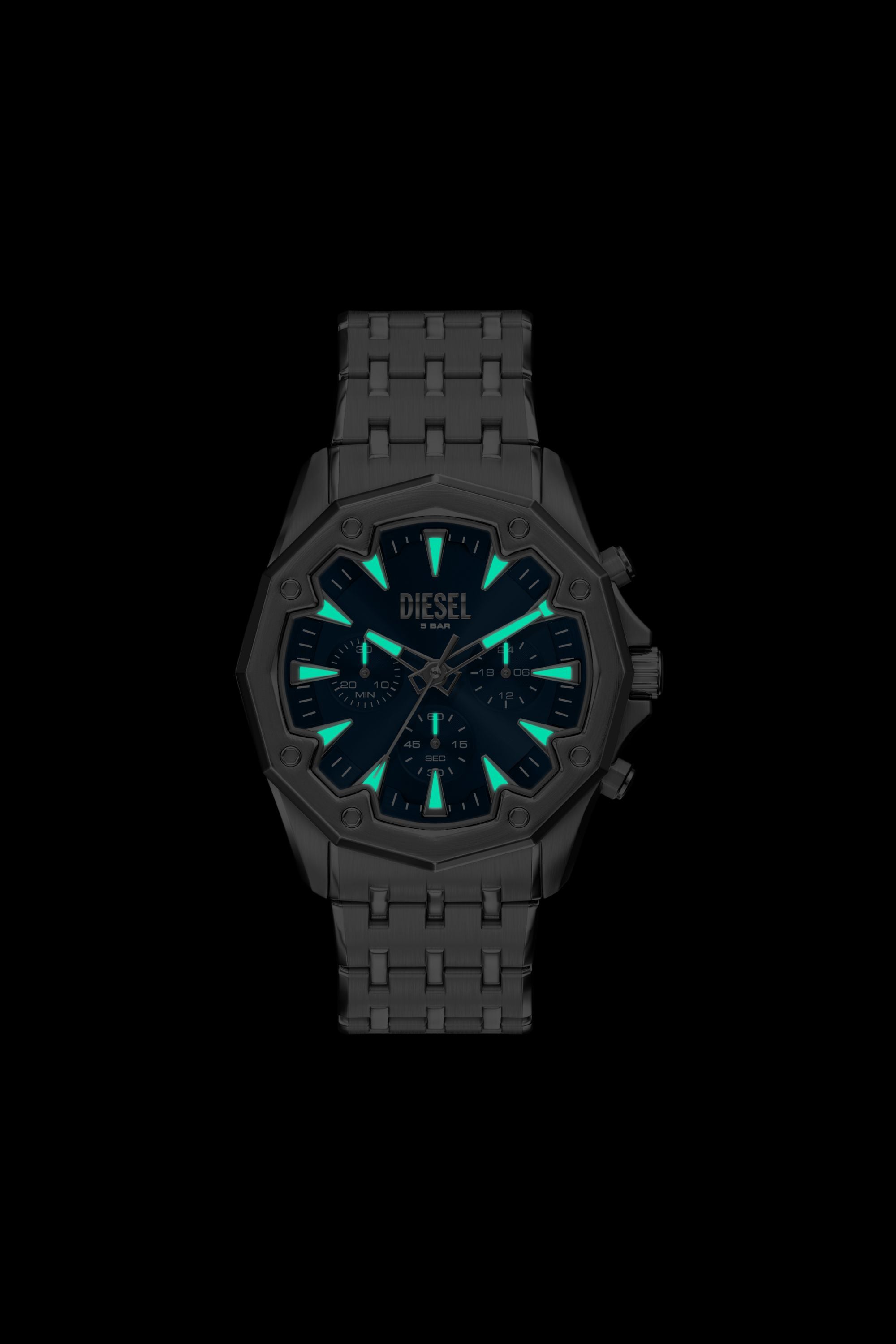 DZ4706 WATCH Stinger Stainless Steel Watch｜シルバー｜メンズ｜DIESEL