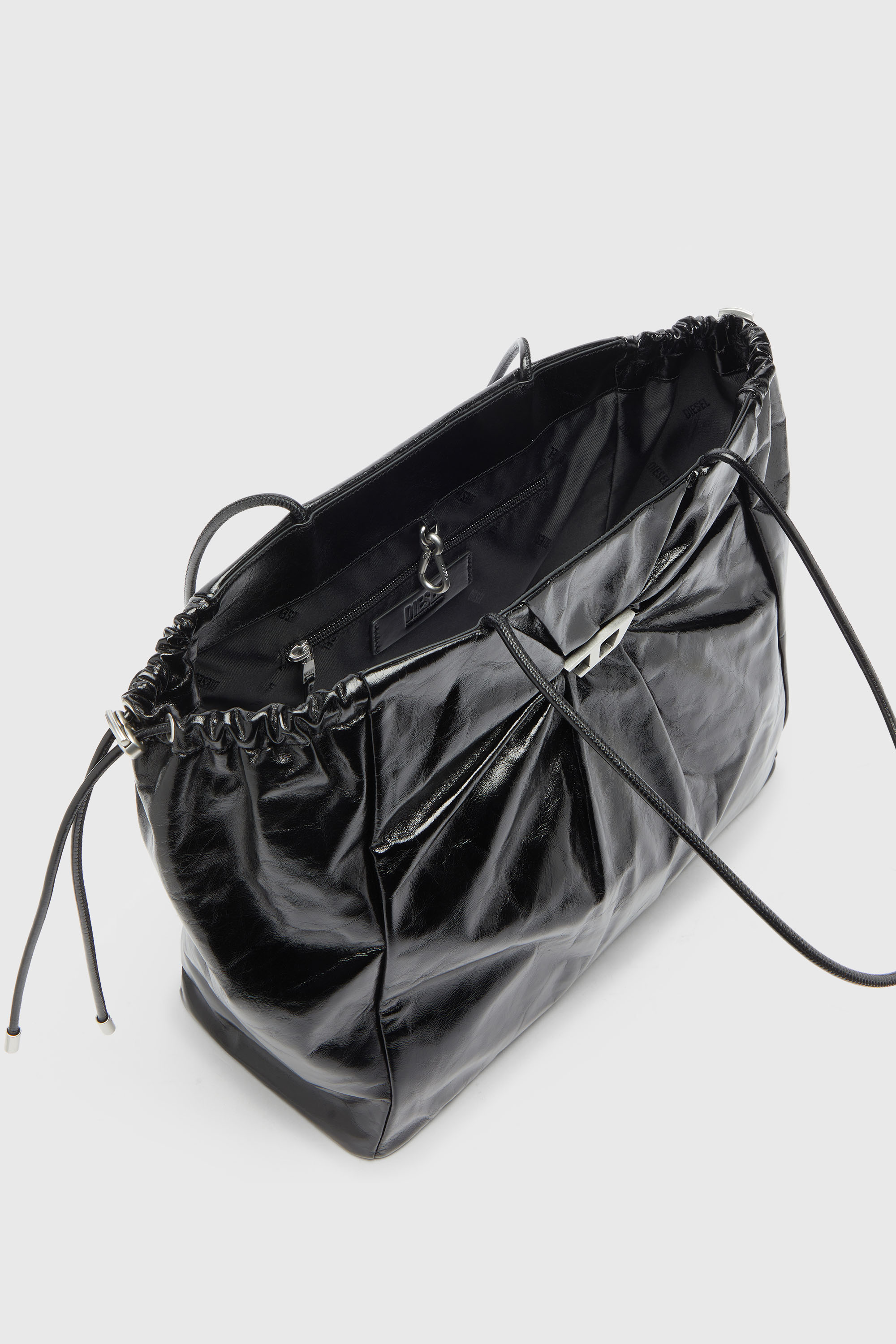 Diesel - SCRUNCH-D TOTE E/W, Female's トートバッグ in ブラック - 4