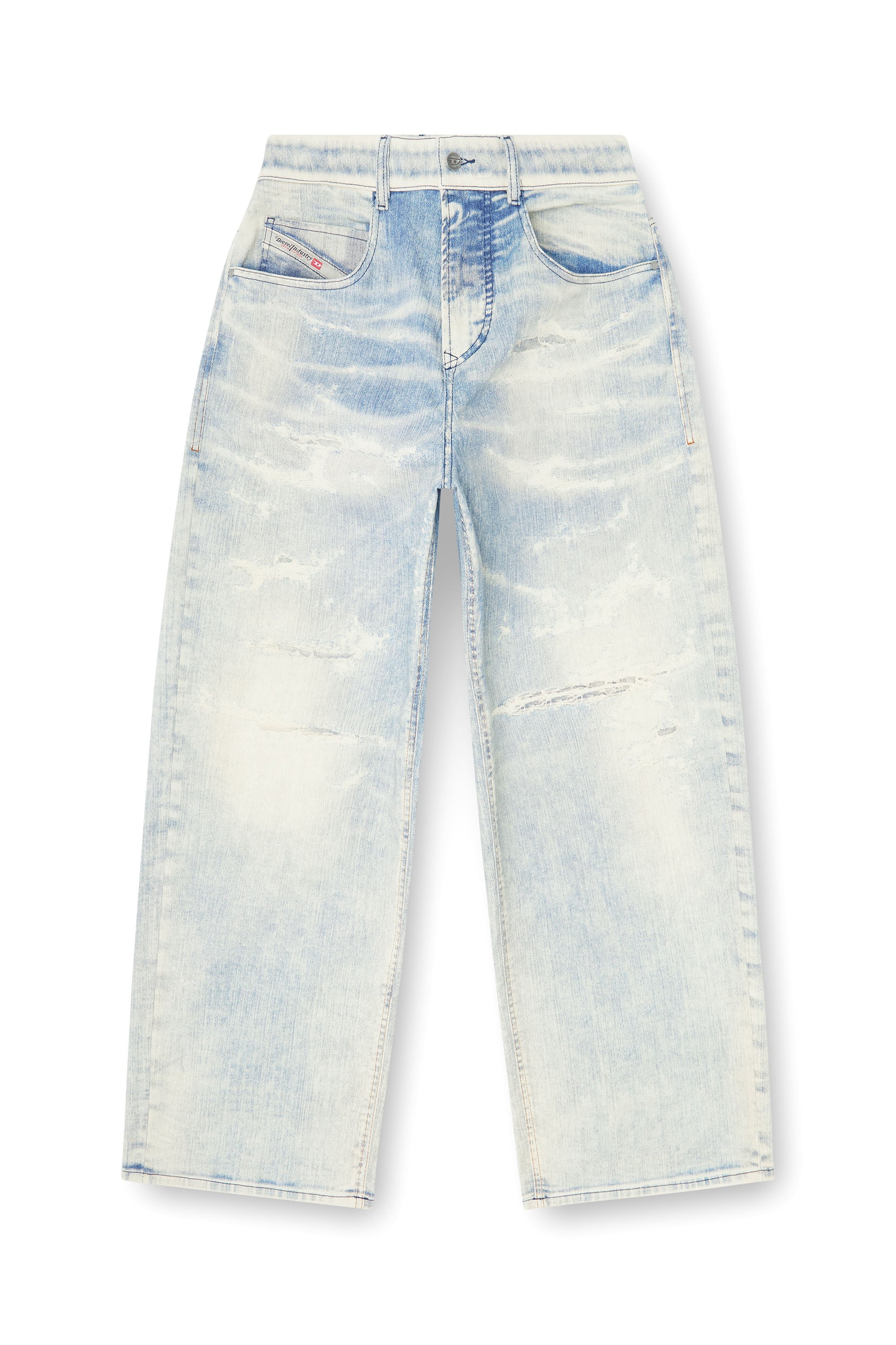 Diesel - Unisex's Relaxed 2097 D-Enim-M Joggjeans&reg; 068XM, ライトブルー - 6