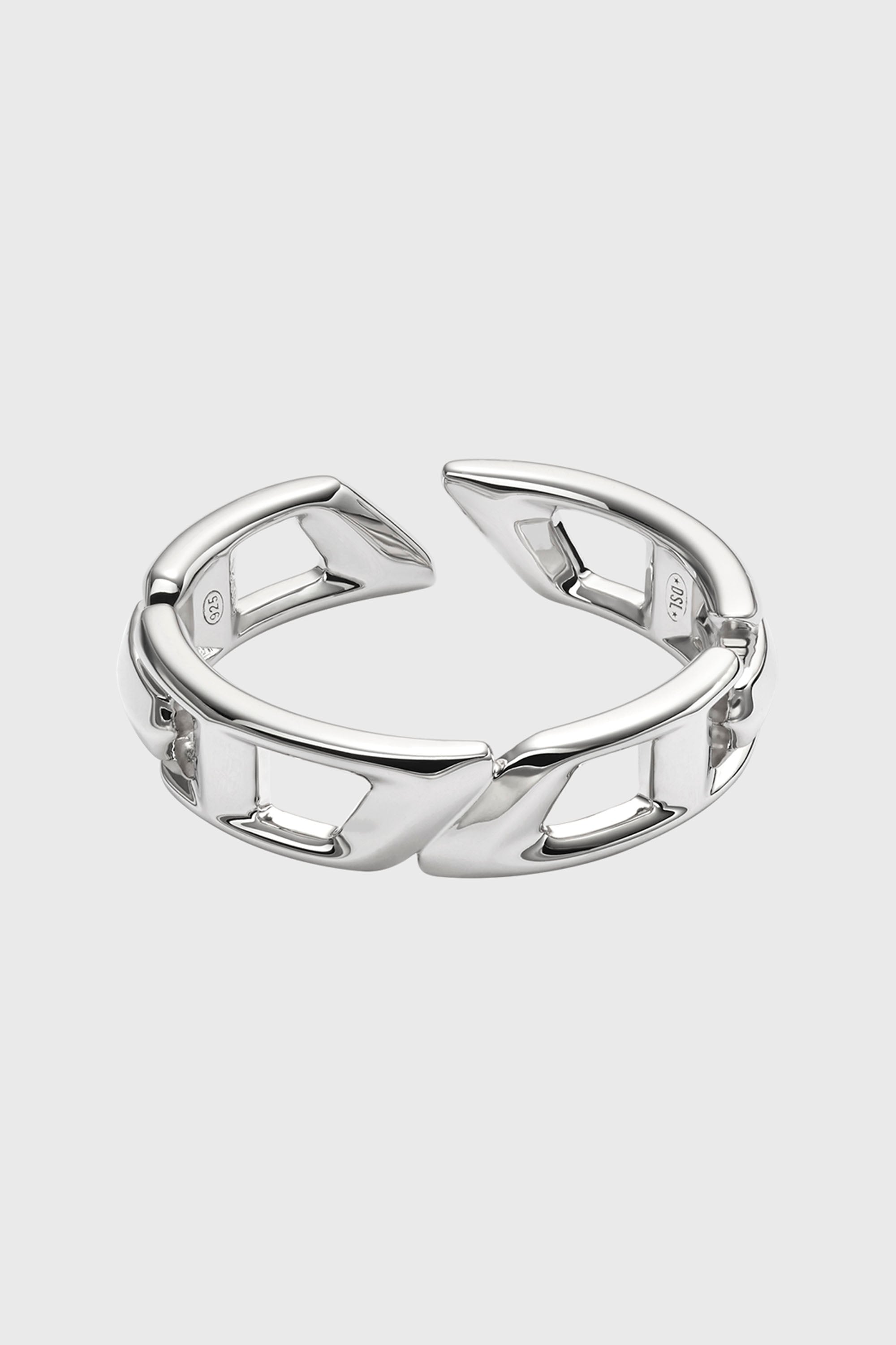 Diesel - DL1349040 STERLING SILVER JEWEL, Unisex's リング in シルバー - 2