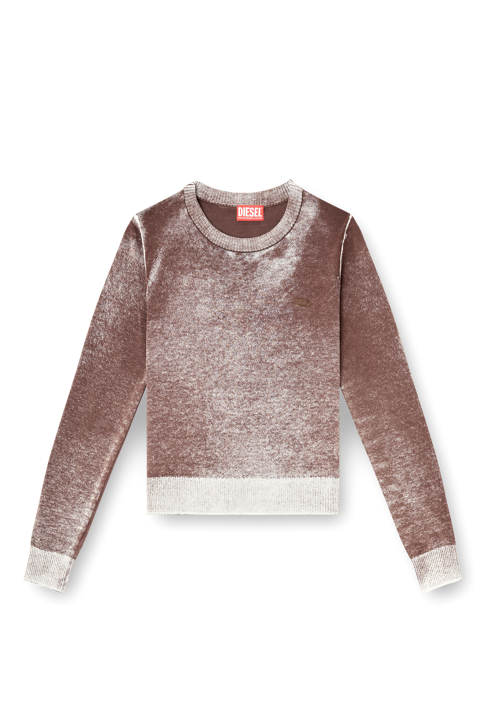 Diesel - M-LOVRE, Female's プルオーバーニット in ブラウン - 2