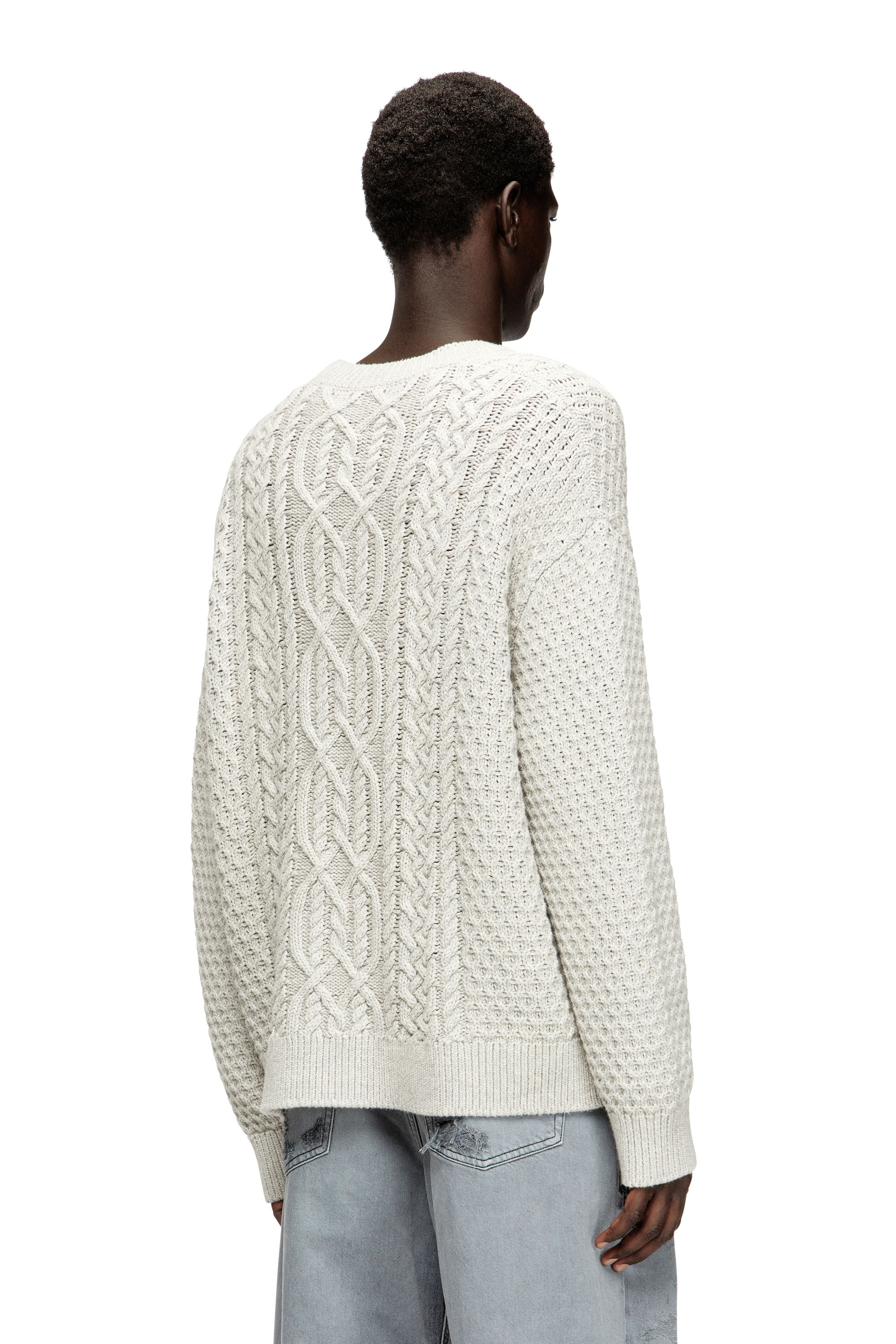 Diesel - K-ANTOINE, Male's カーディガン in ライトグレー - 5