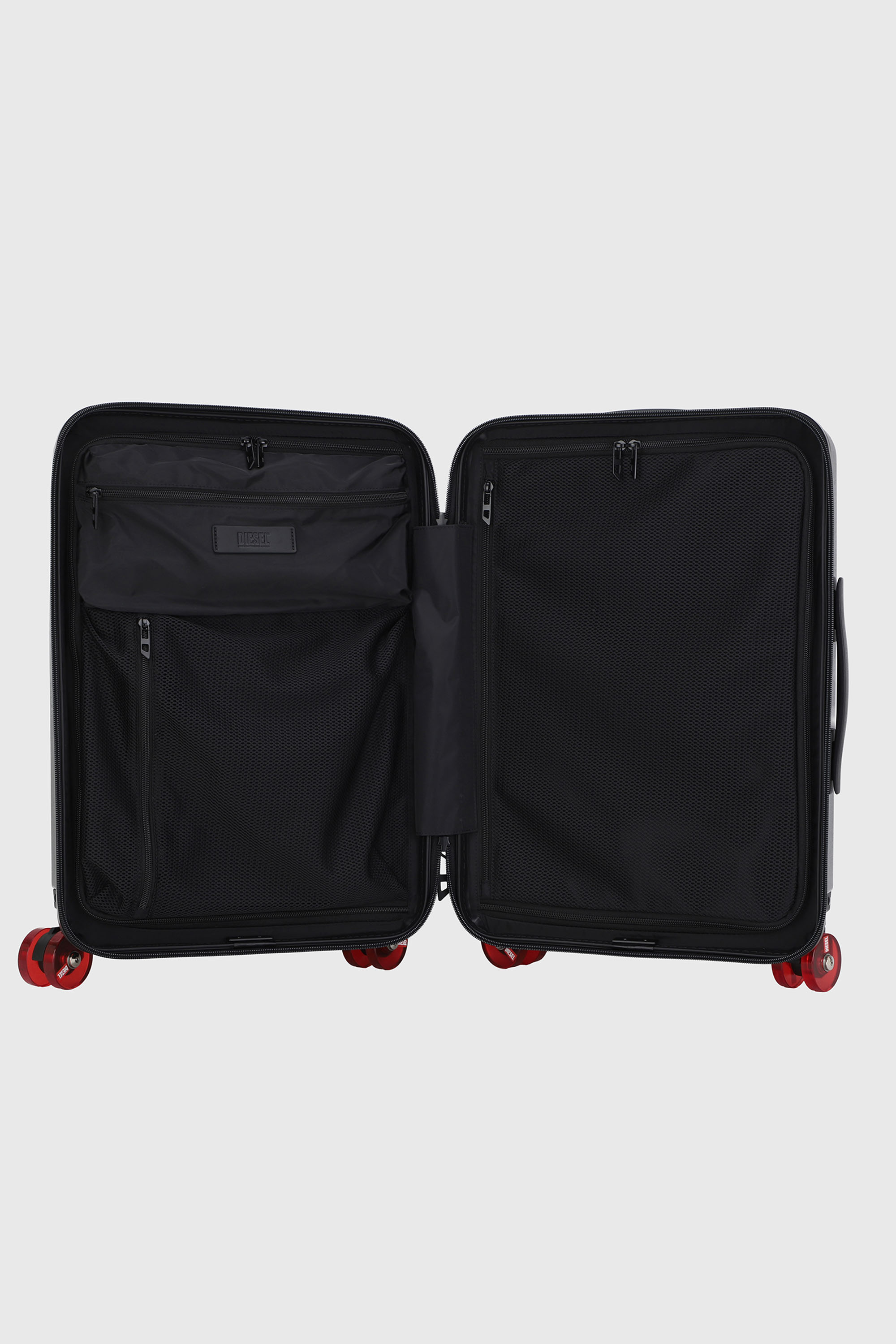 Diesel - LU0030 HARD LUGGAGE-DSL008, Unisex's Hybrid denim suitcase size S in ブラック - 4