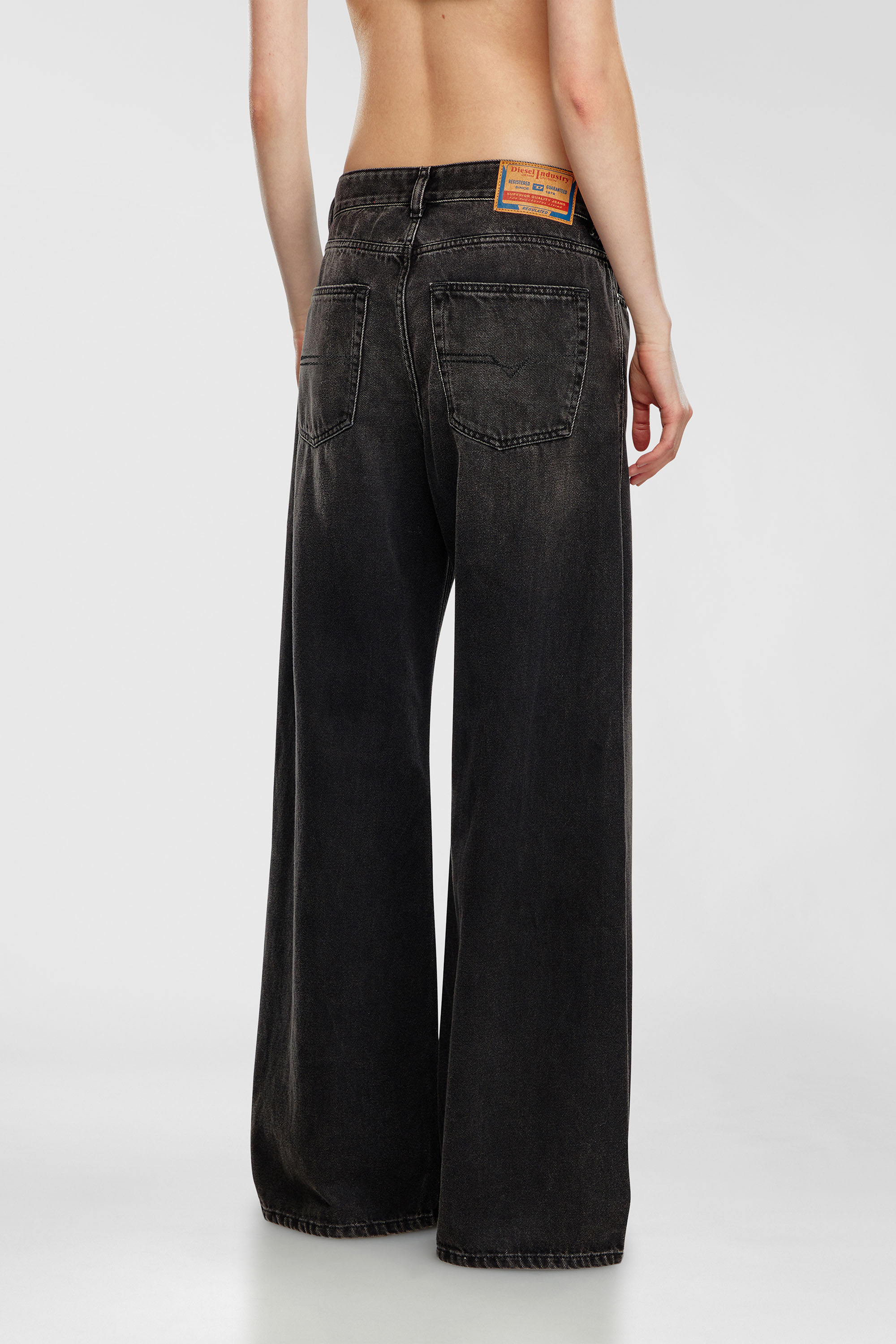 Diesel - Female's Relaxed Jeans 1996 D-Sire 09J96, ブラック/ダークグレー - 3