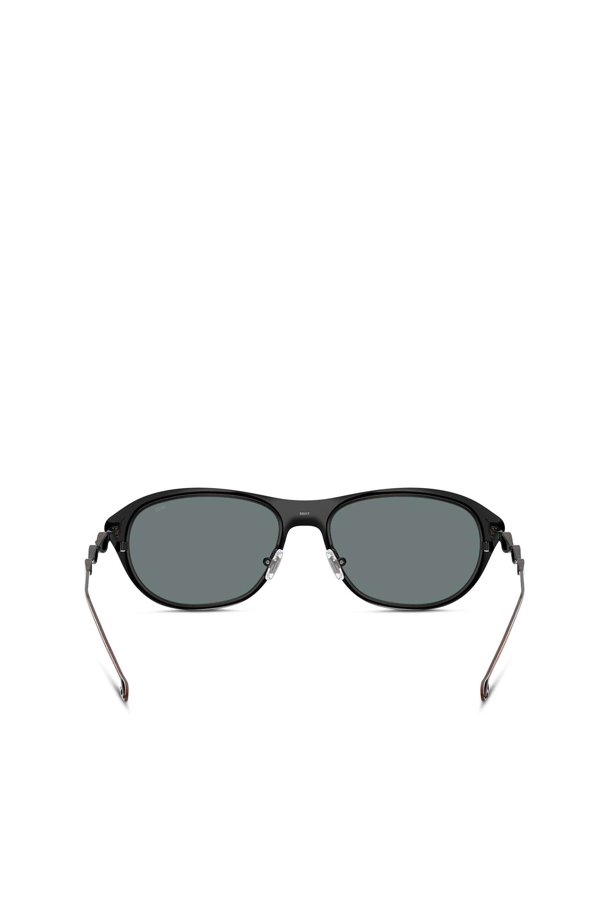 Diesel - 0DL1011, Unisex's Rectangle sunglasses in ゴールド - 3