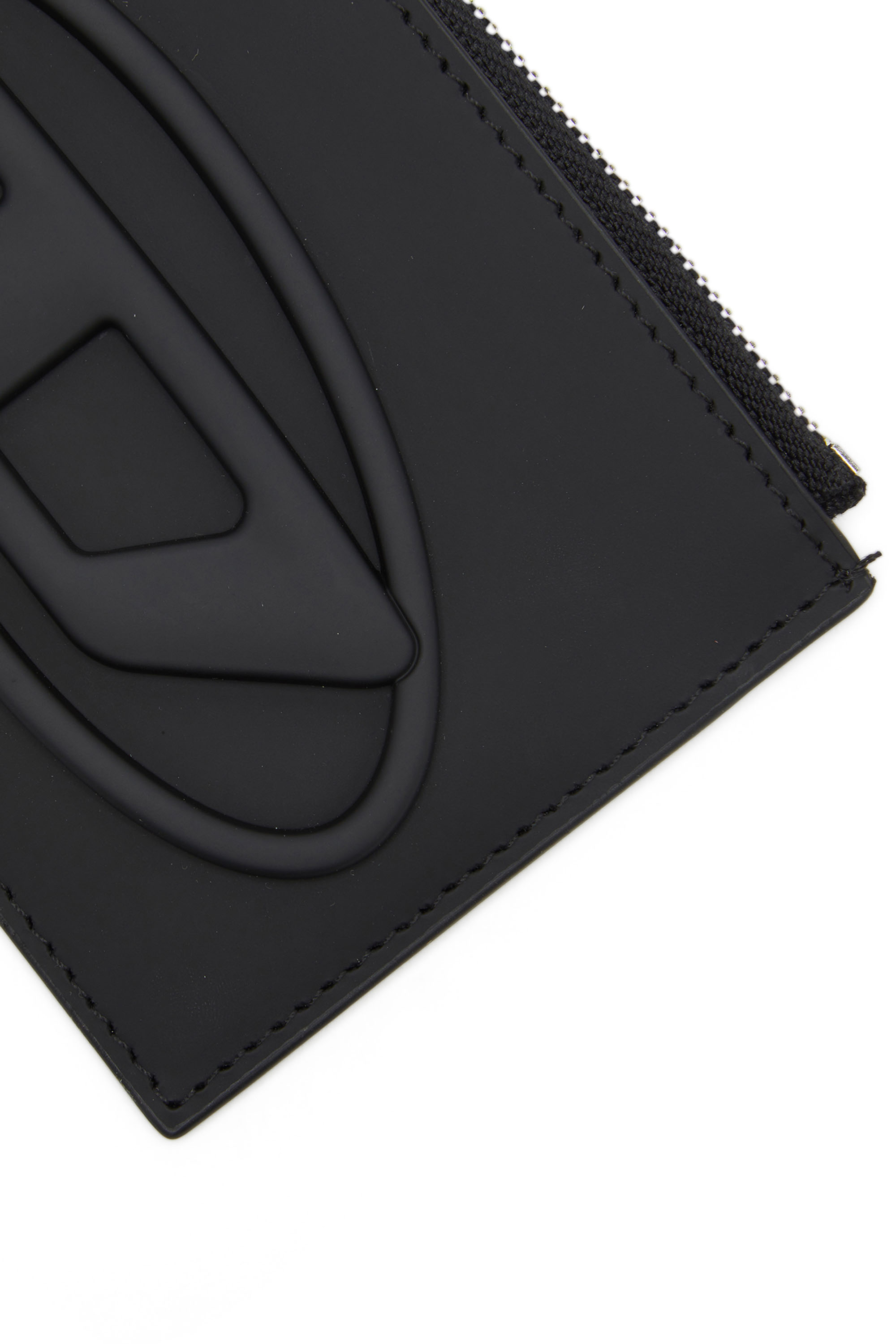 Diesel - 1DR CARD HOLDER I, Female's Card holder in matte leather in ブラック - 4