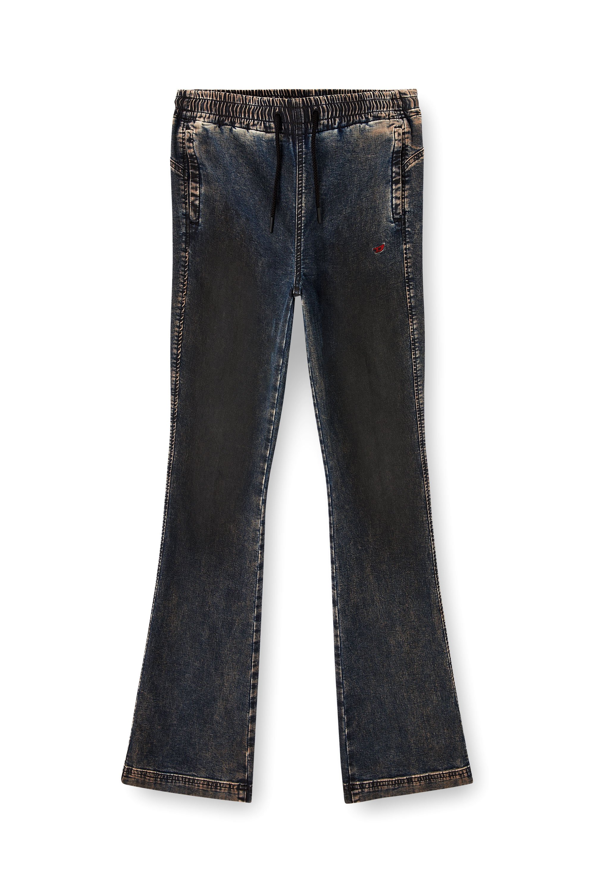 Diesel - Female's Bootcut 2069 D-Ebbey Joggjeans&reg; 09N64, ダークブルー - 3