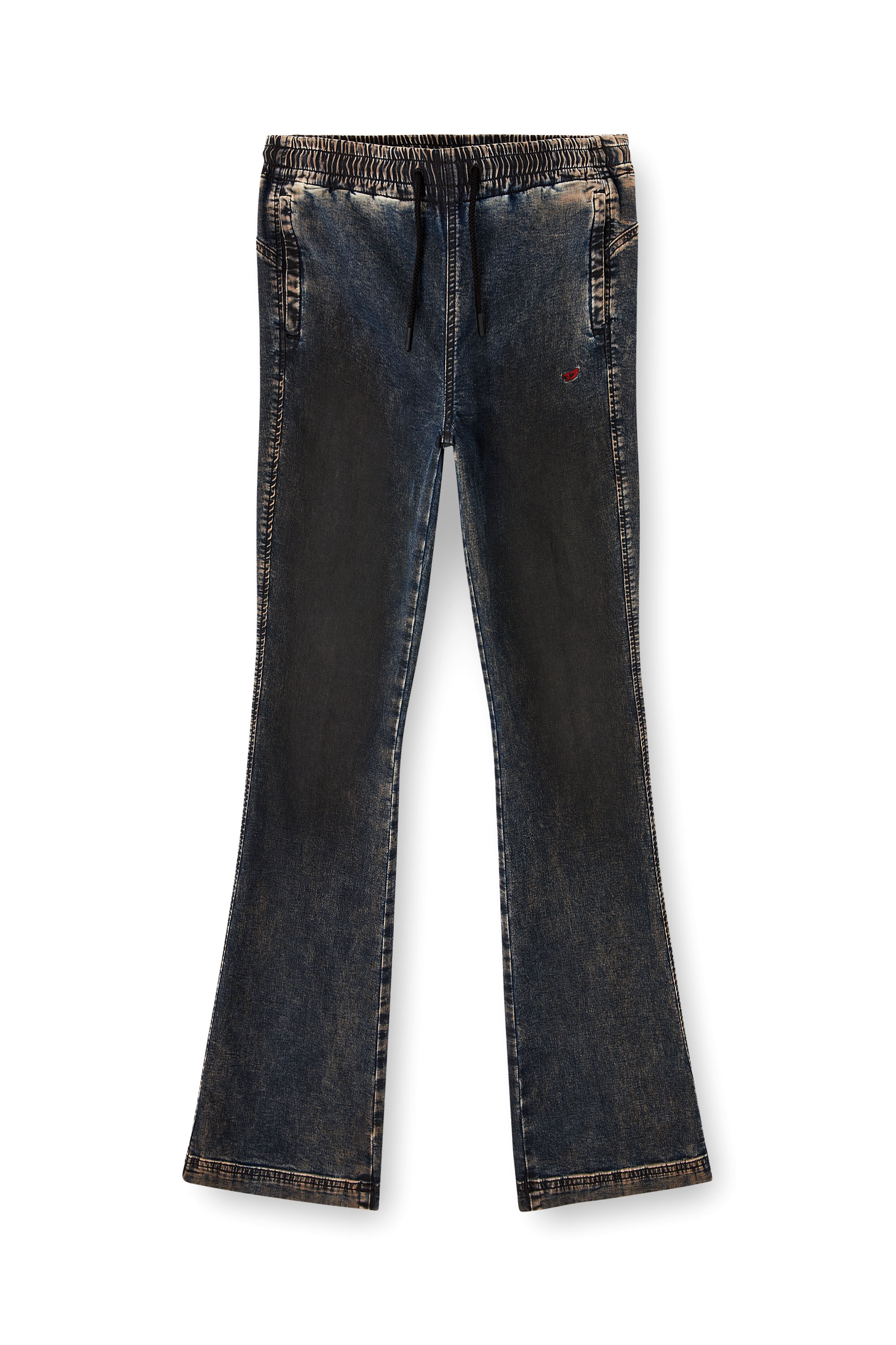 Diesel - Female's Bootcut 2069 D-Ebbey Joggjeans&reg; 09N64, ダークブルー - 2