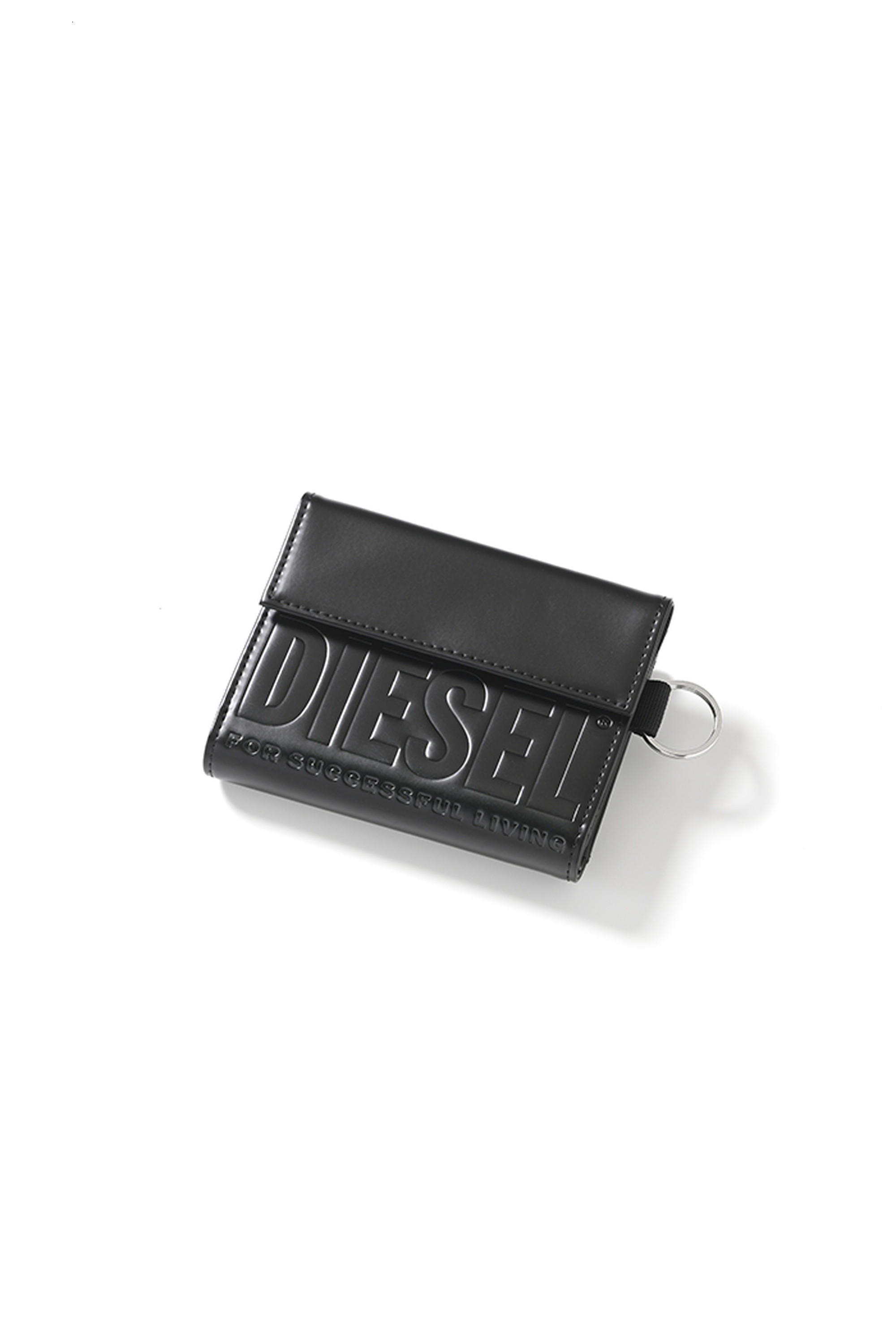 Diesel - LEATHER WALLET, Unisex's LEATHER WALLET in ブラック - 1