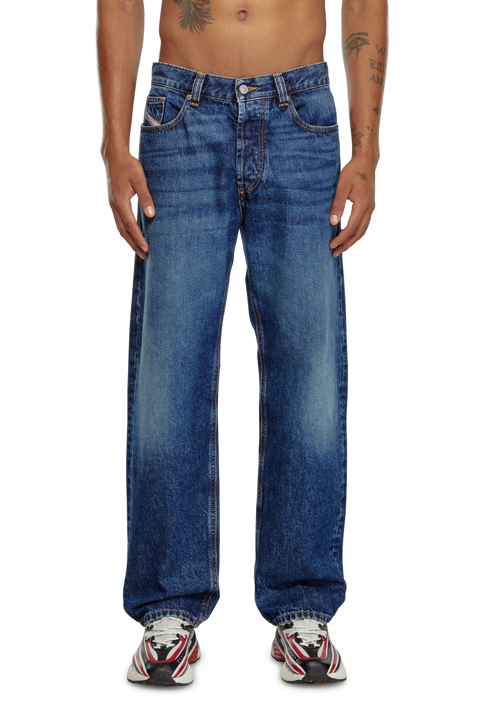 Diesel - Male's Regular Jeans 2024 D-Macs 09I27, ダークブルー - 1
