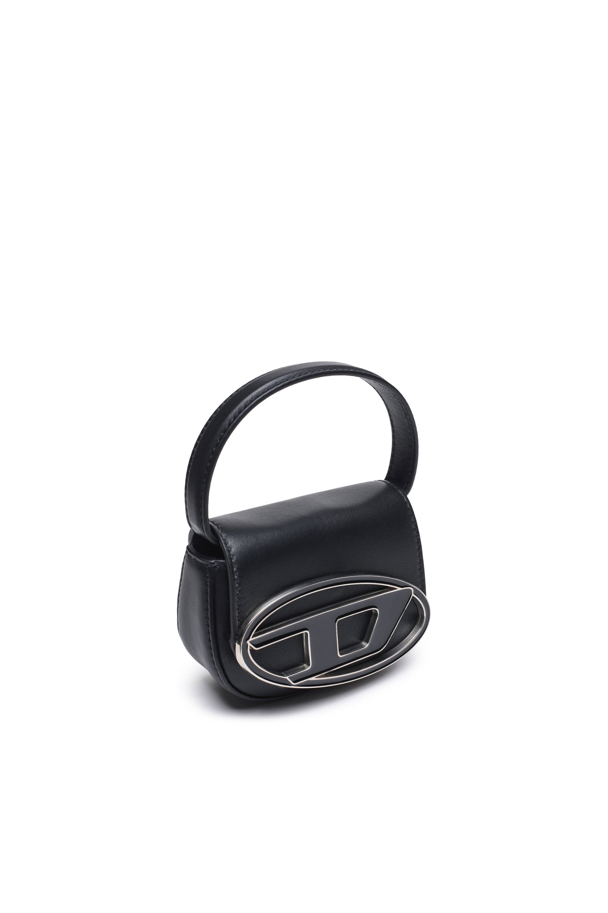 Diesel - 1DR XS, Female's カウレザーショルダーバッグXS in ブラック - 6