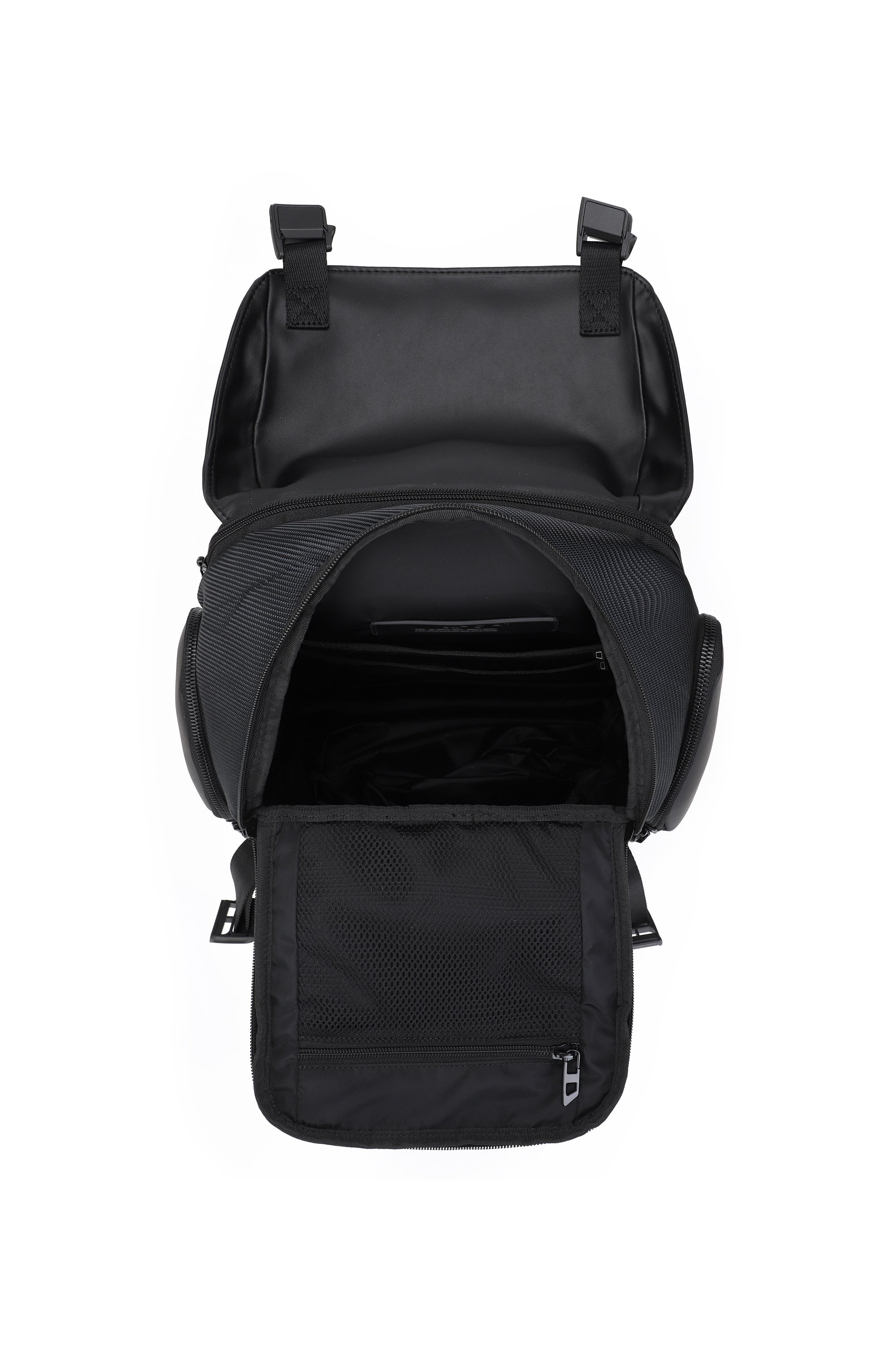 Diesel - DIESEL CARBON FIBER BACKPACK-BLACK  DSB0, Unisex's Functional business backpack in ブラック - 3