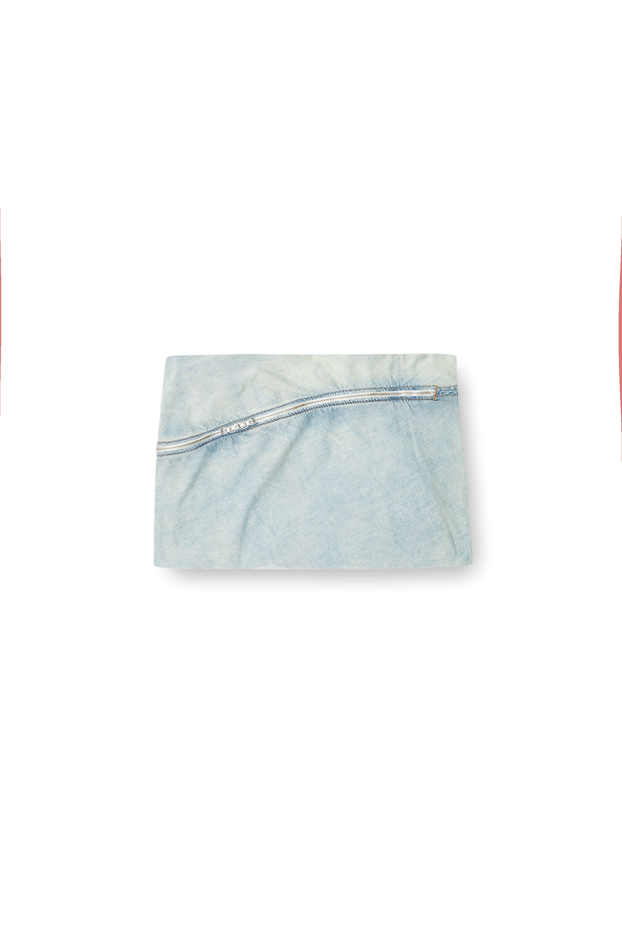 Diesel - DE-CLOT-S1, Female's Short denim skirt with zip detail in ライトブルー - 3