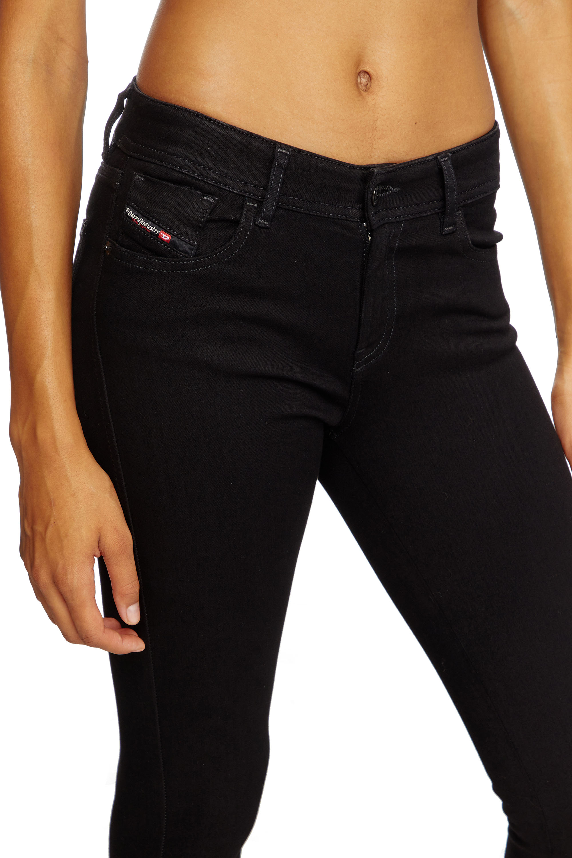 Diesel - Female's Skinny Jeans 2017 Slandy 069EF, ブラック/ダークグレー - 4