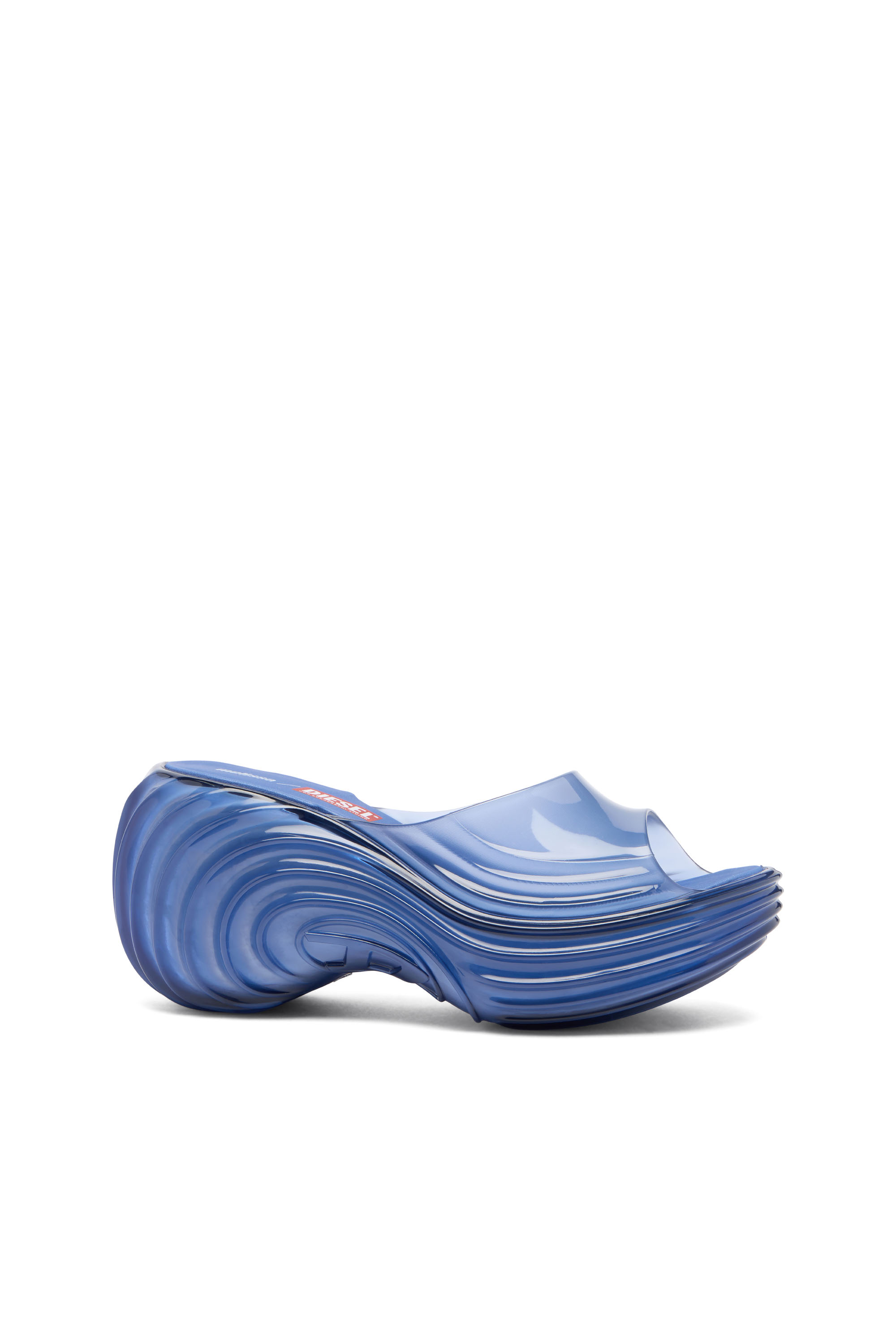 Diesel - MELISSA QUANTUM PLATFORM, Female's Platform mule in Melflex&reg; in ブルー - 6