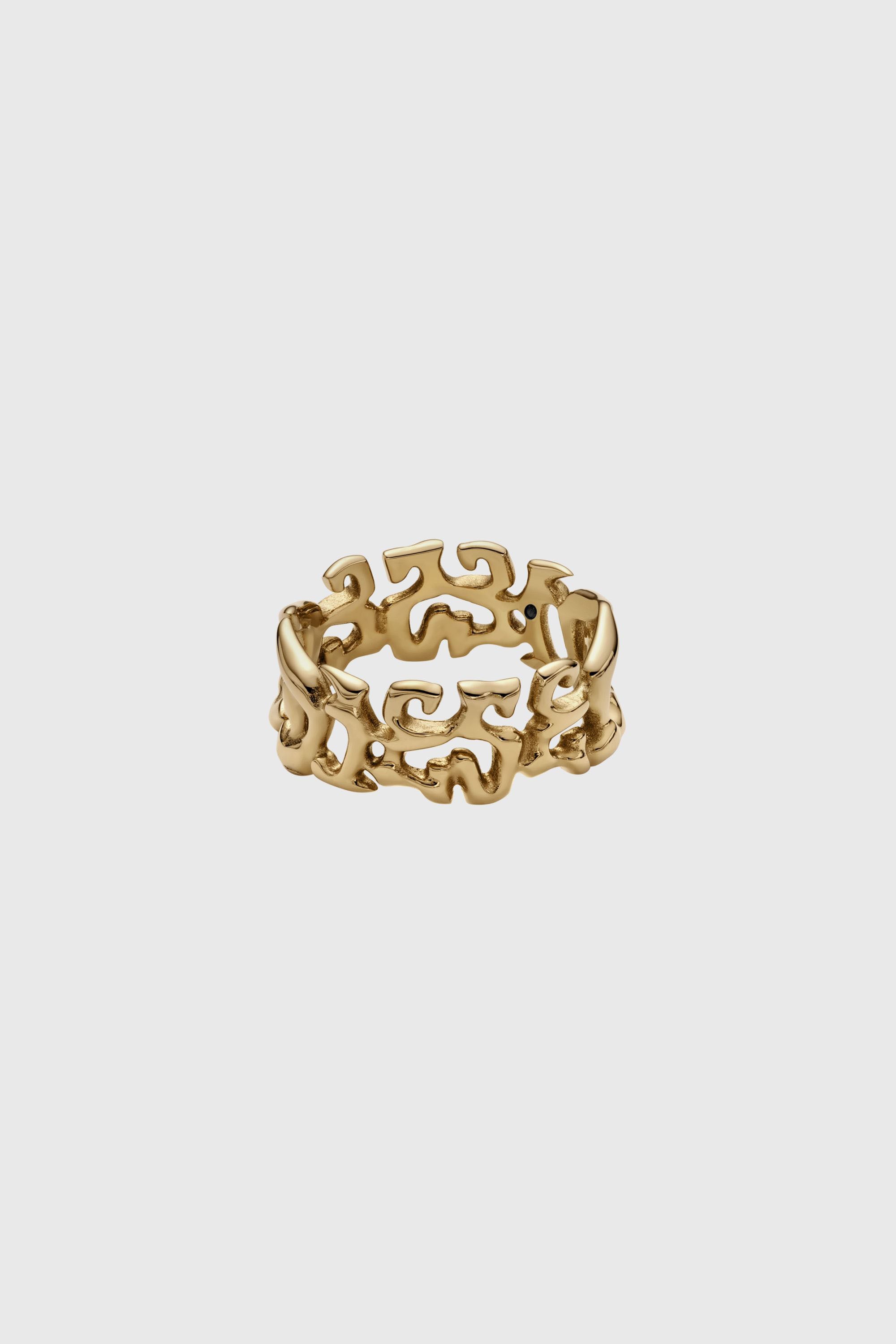 Diesel - DX1680710 JEWELLERY, Unisex's リング in ゴールド - 2