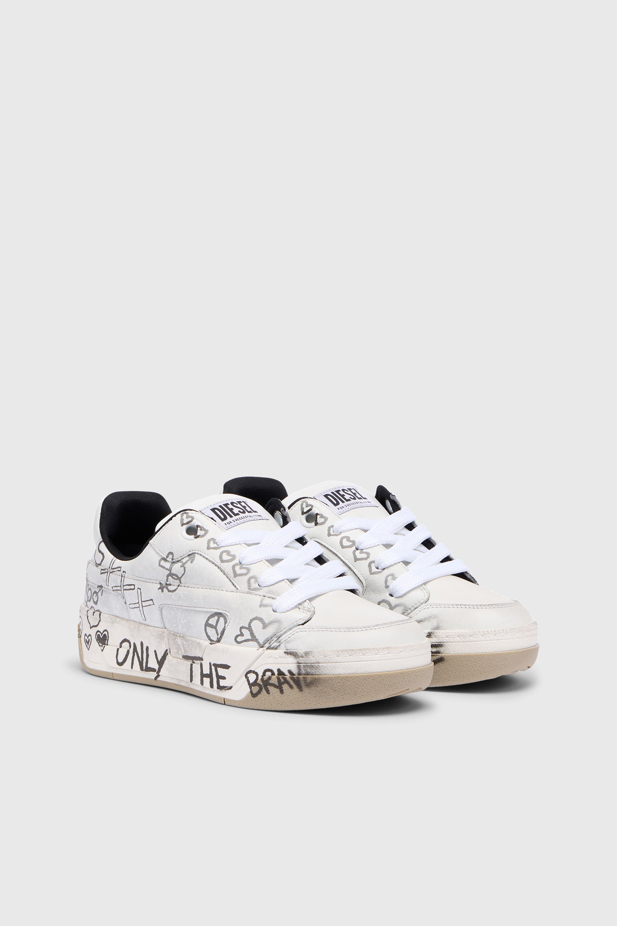 Diesel - S-D-OLLIE LOW, Male's ローカットスニーカー in ホワイト - 2
