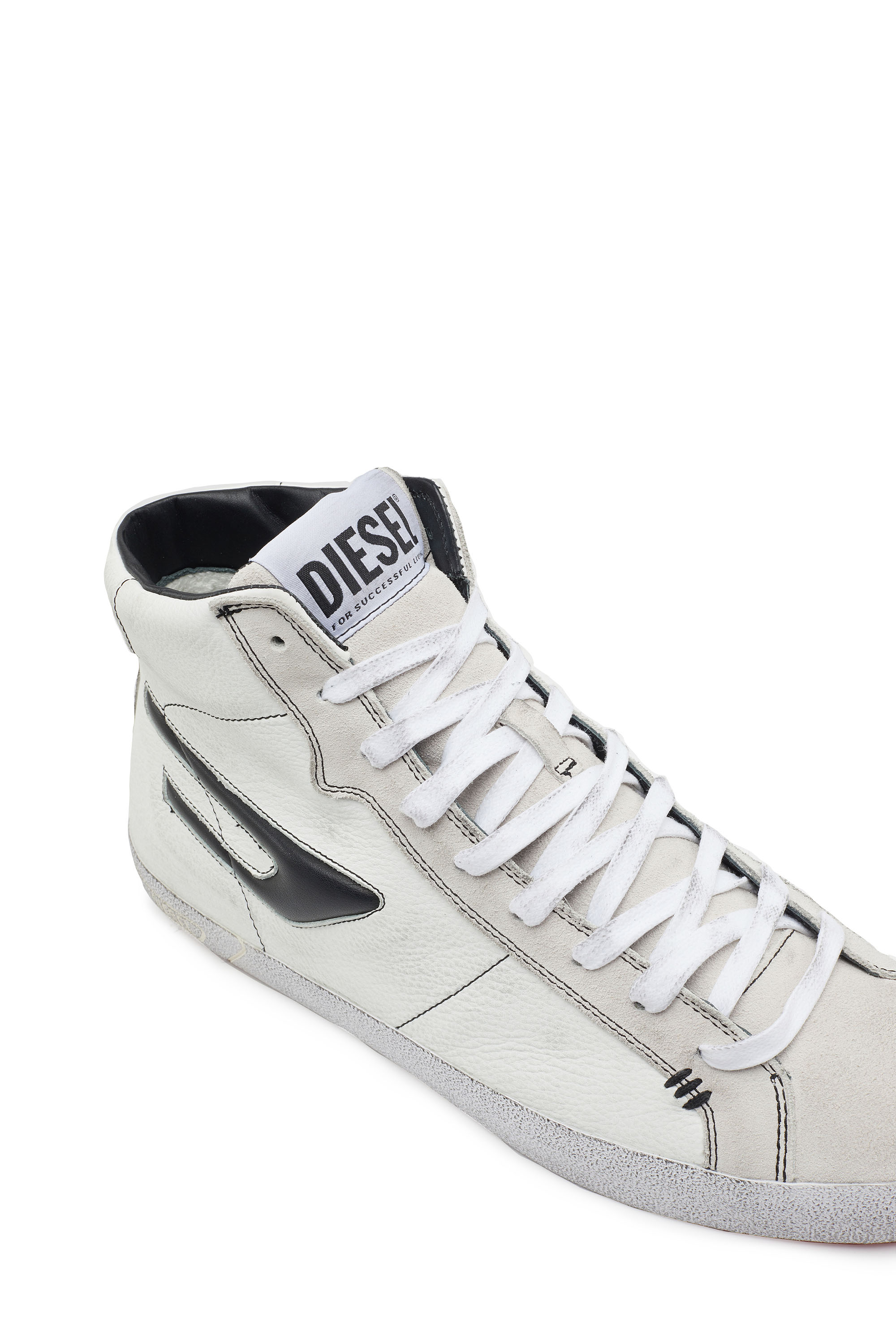 新品・未使用 DIESEL S RUA MID WHITE S-LEROJI MID MEN: ハイトップスニーカー｜ディーゼル（DIESEL）公式