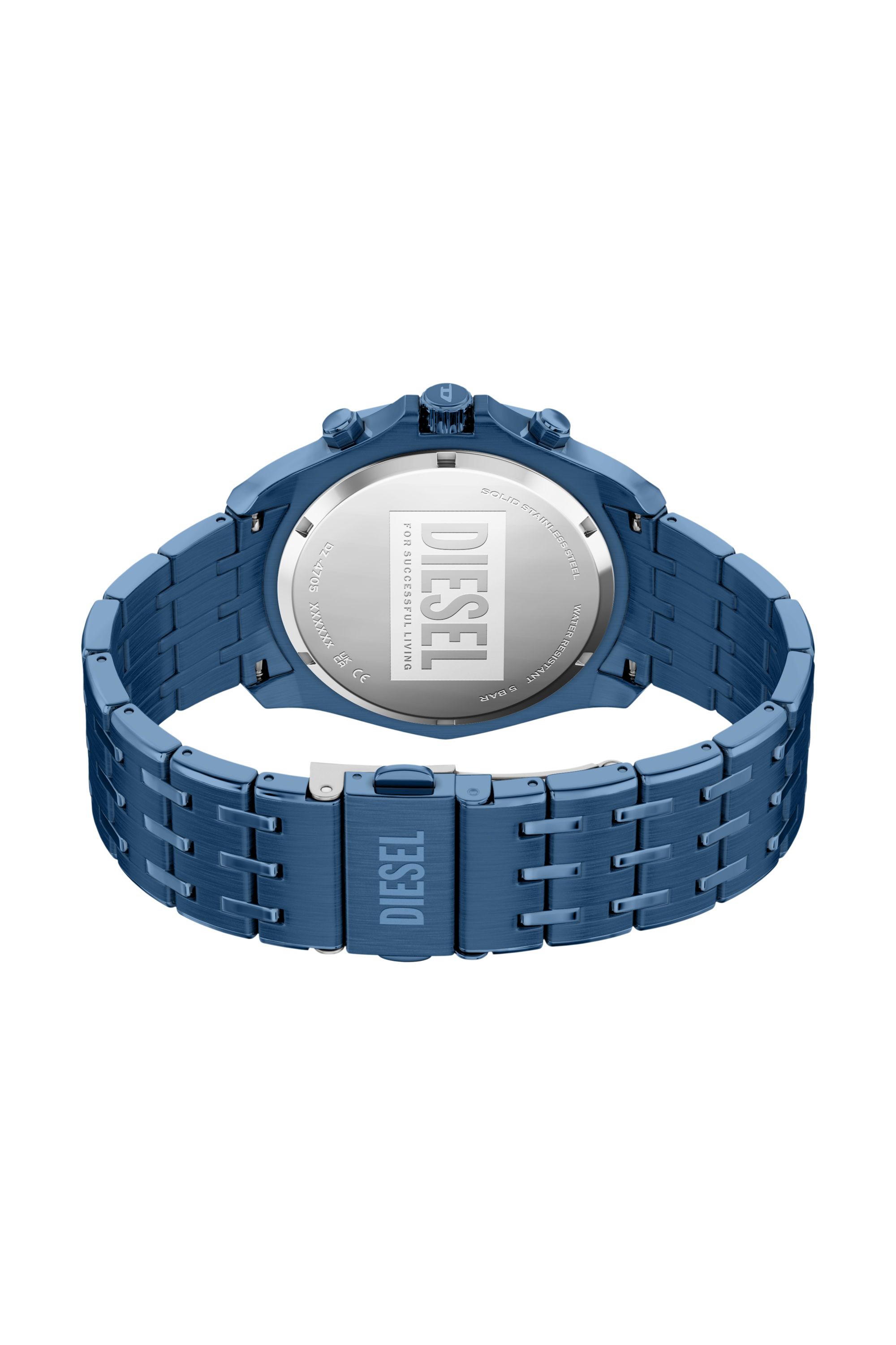 Diesel - DZ4705 WATCH, Male's Stinger Blue Stainless Steel Watch in ブルー - 5