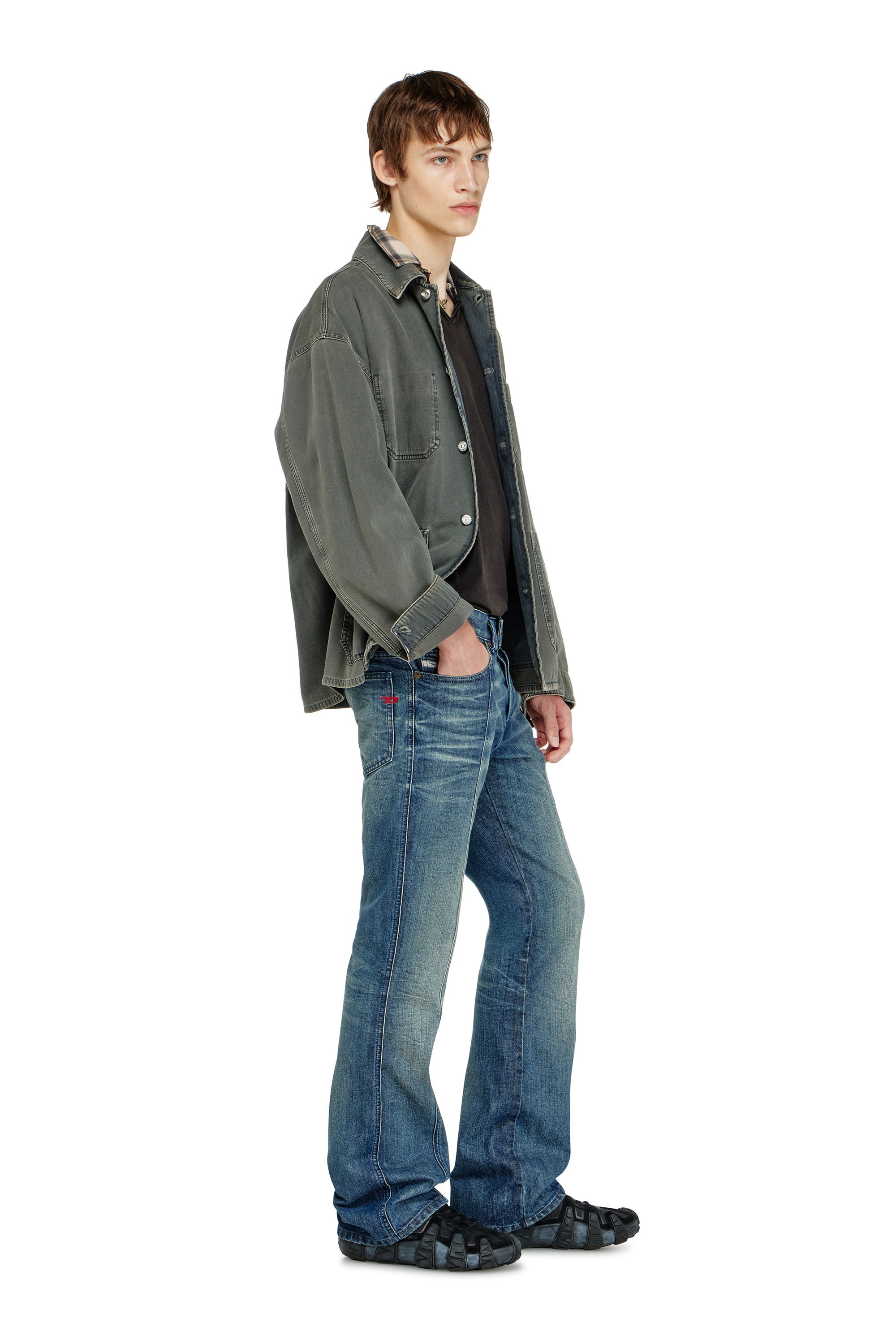 Diesel - Male's Bootcut Jeans 1998 D-Buck 09Q29, ミディアムブルー - 2