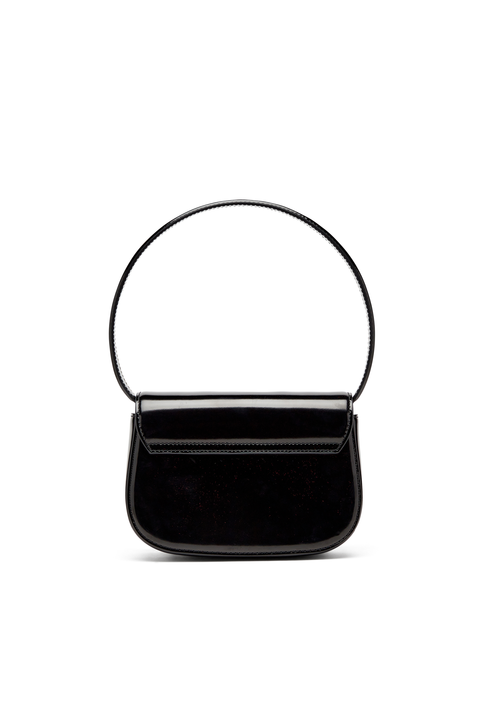Diesel - 1DR, Female's 1DR-Iconic shoulder bag in mirror leather in ブラック - 2