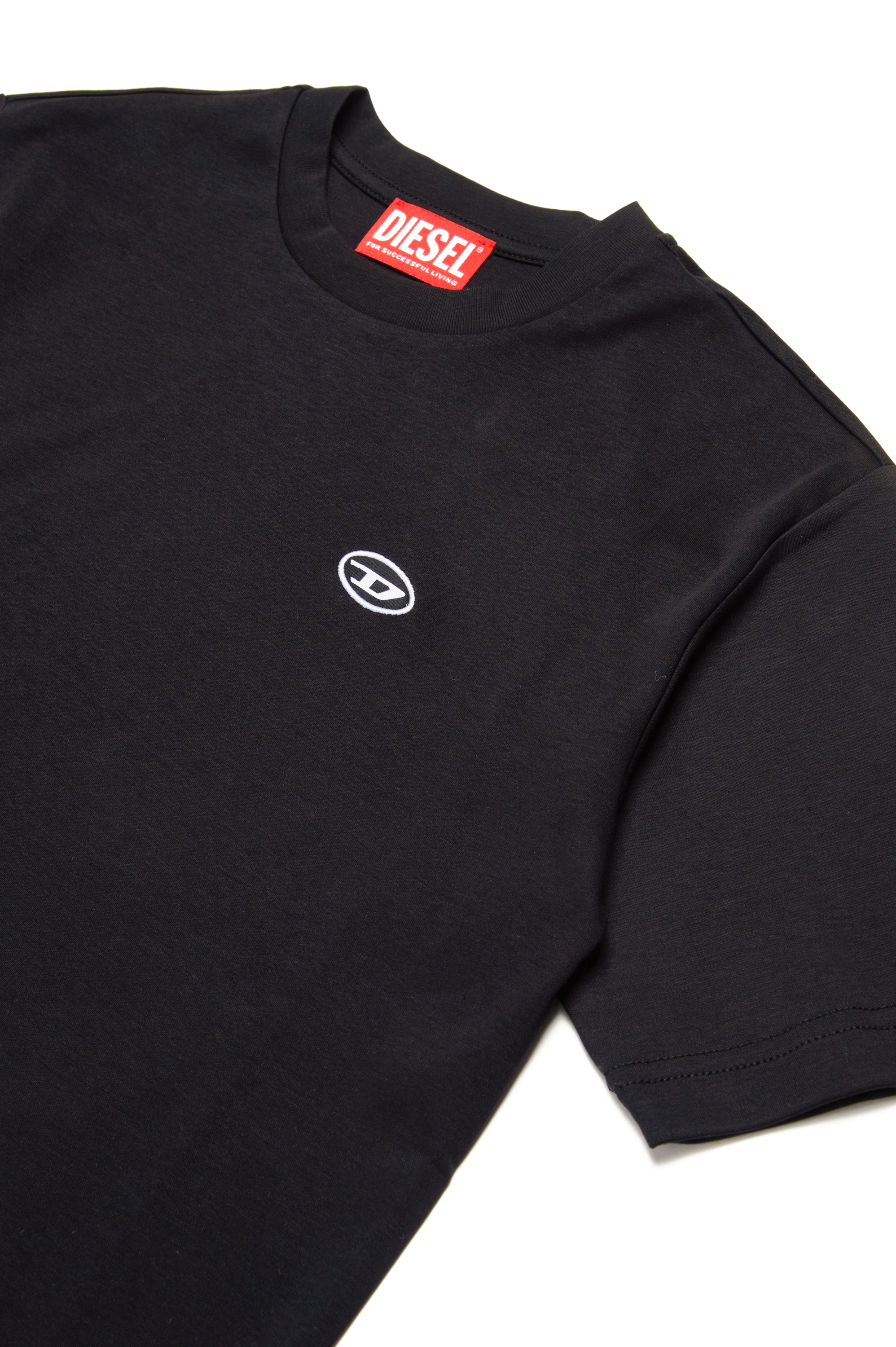 Diesel - TJUSTDOVALPJ OVER, Male's T-shirt in organic cotton in ブラック - 3