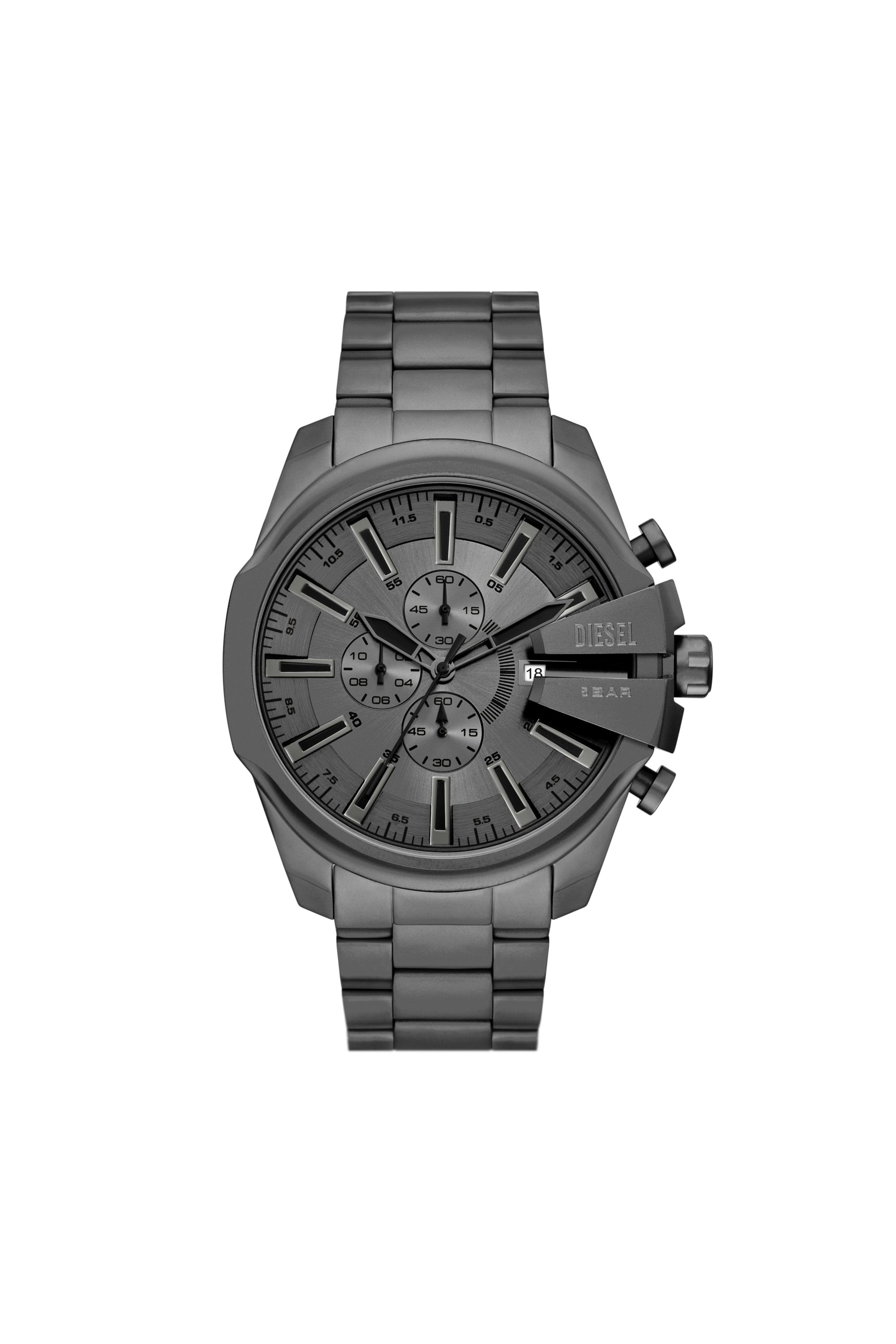 Diesel - DZ4676, Male's Mega Chief Slim stainless steel watch in ダークグレー - 1