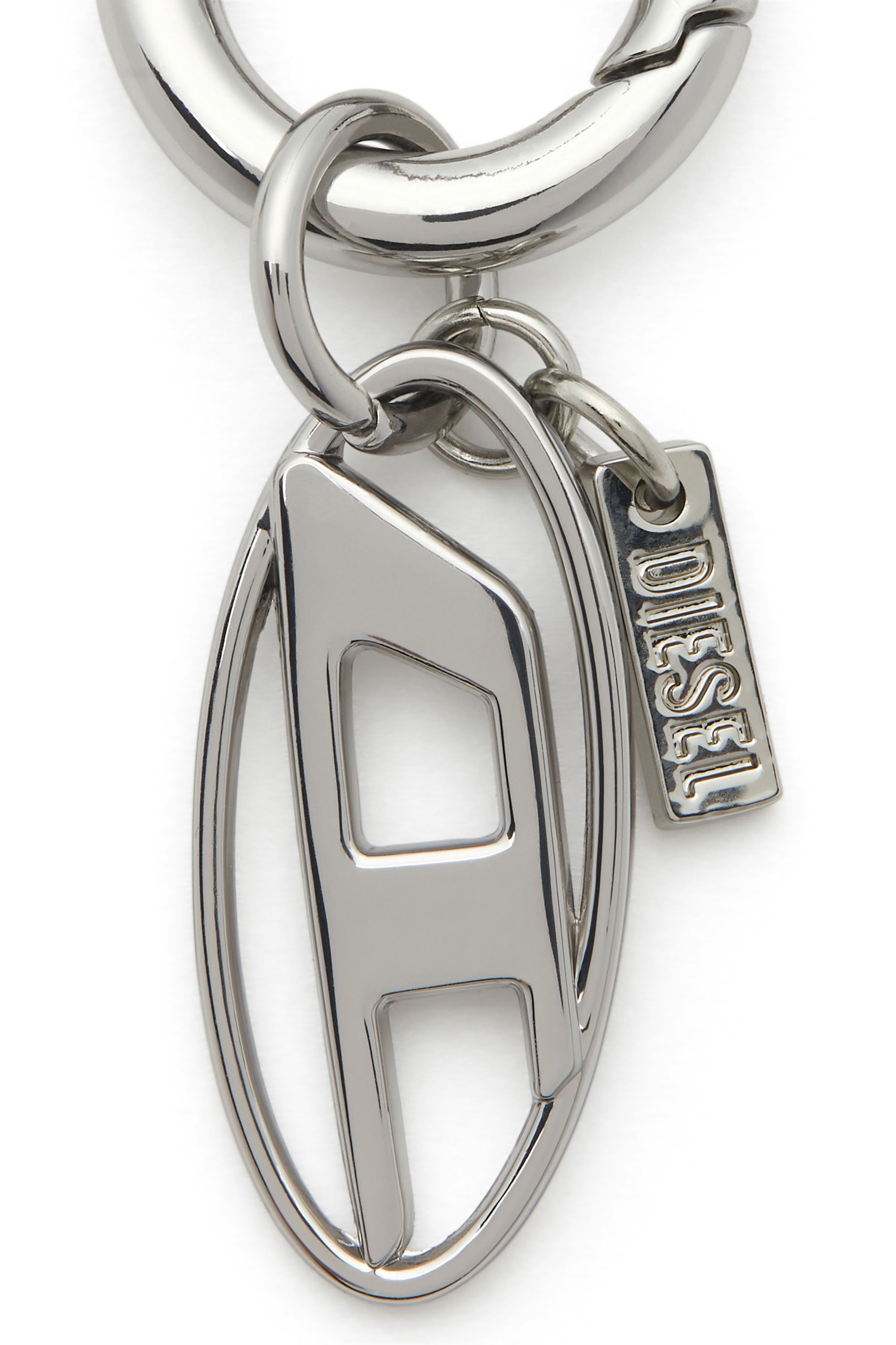 Diesel - CHARM-OVAL D, Unisex's Charm with Oval D charm in シルバー - 3
