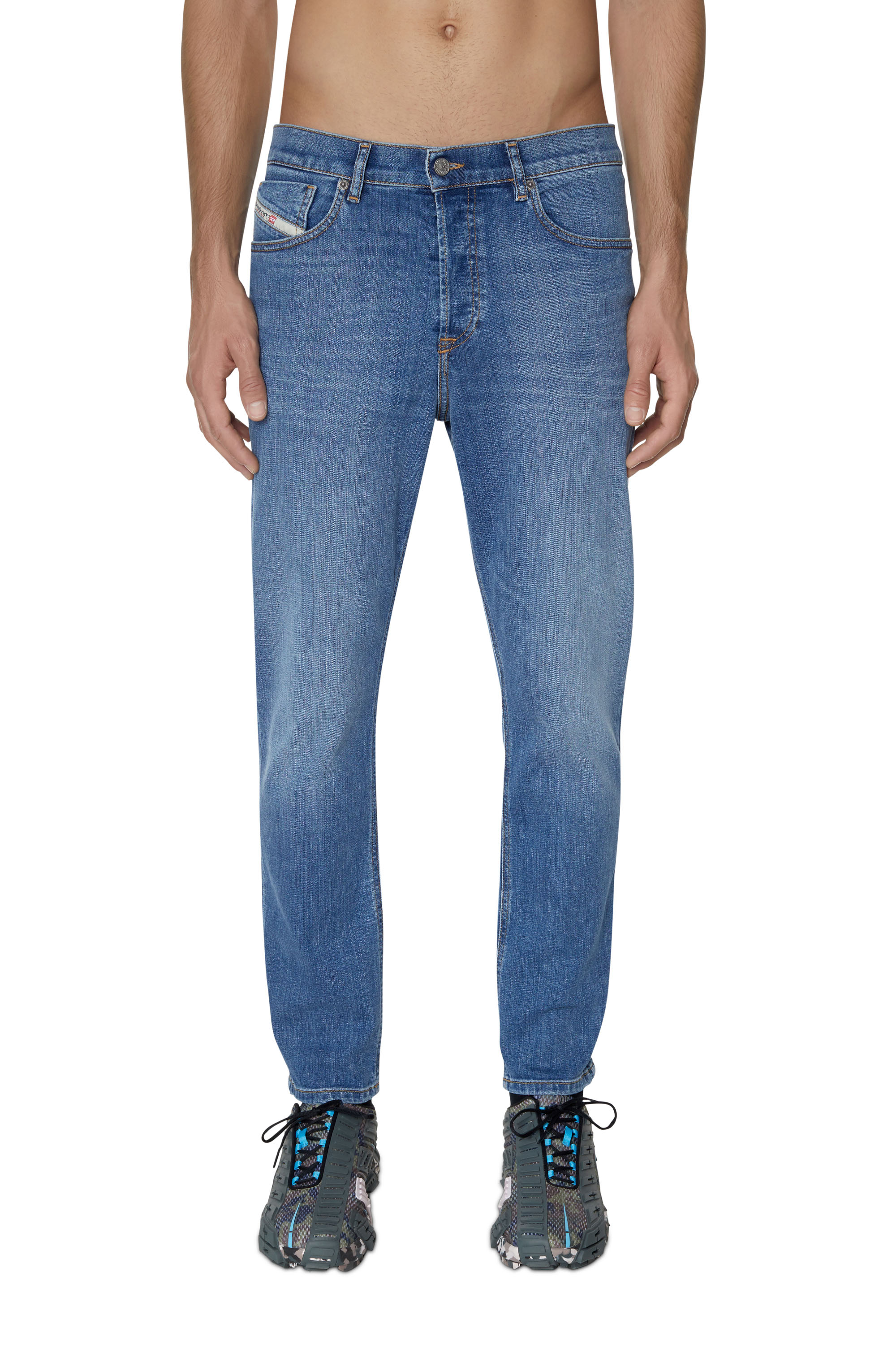 Diesel - 2005 D-FINING 09D47 Tapered Jeans, ミディアムブルー - Image 1