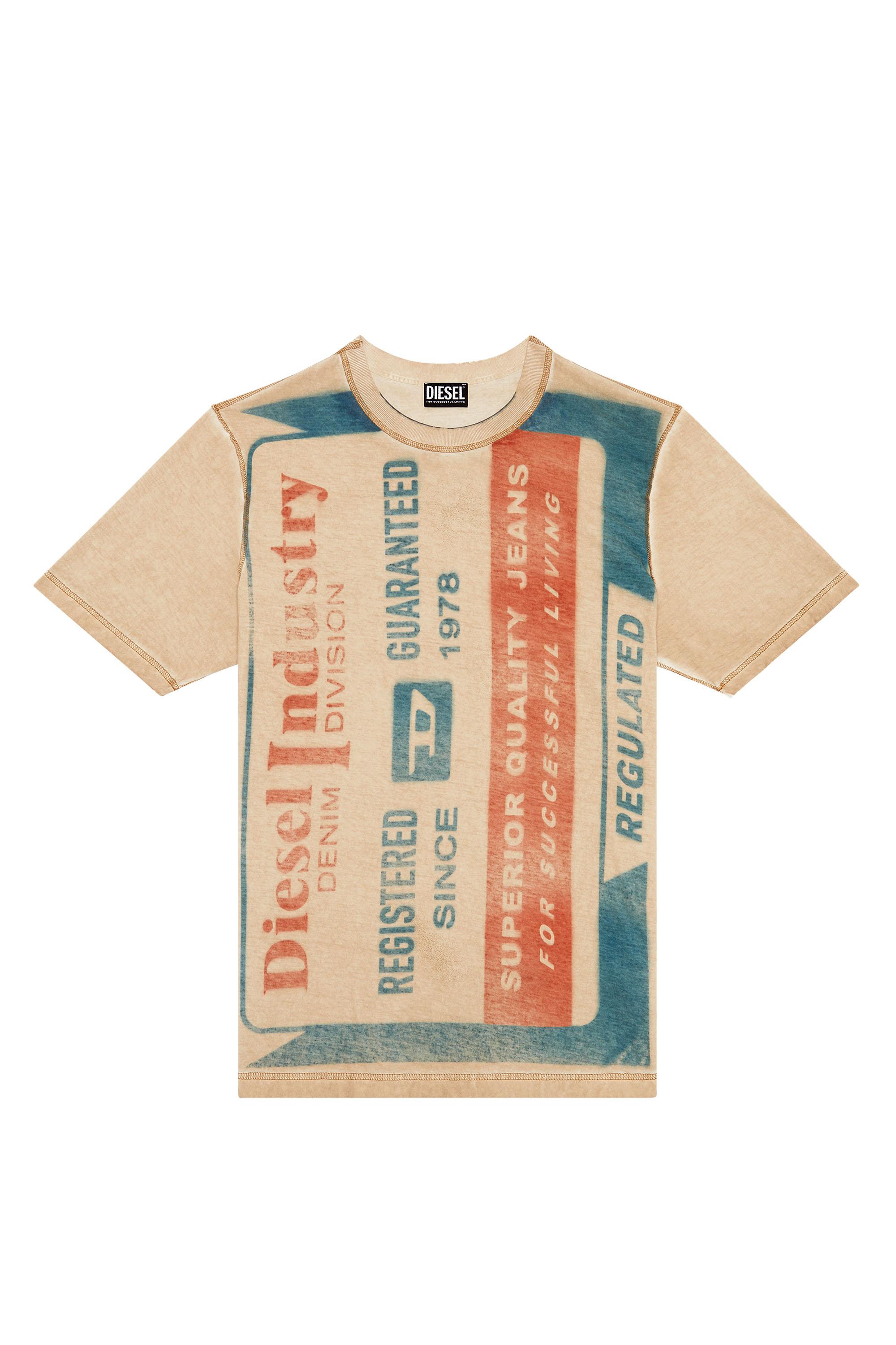 Diesel - T-JUST-G13, ベージュ/レッド - Image 1