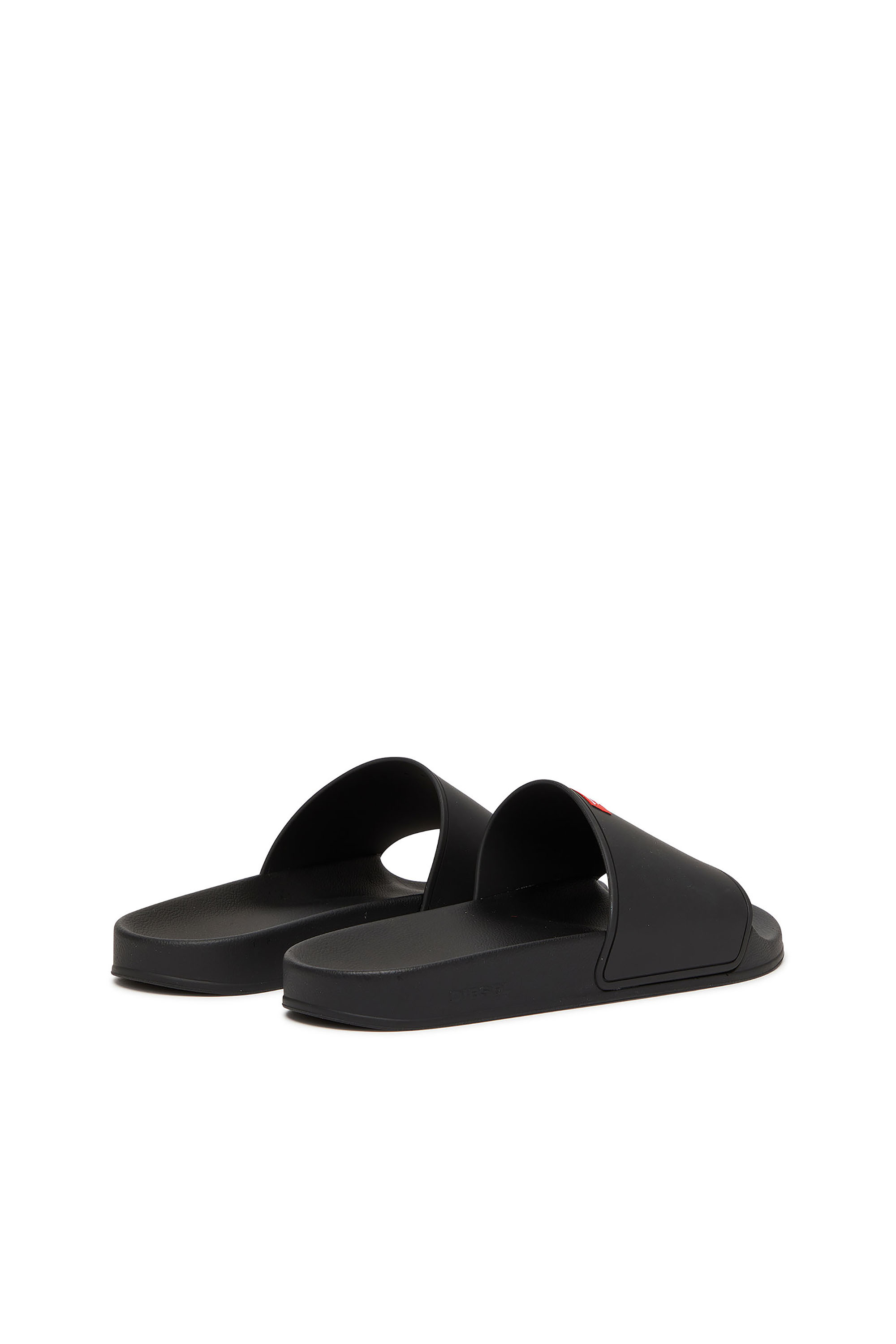 Diesel - SA-SWIM, Male's Sa-Swim-Rubber pool slides with D logo in ブラック - 3