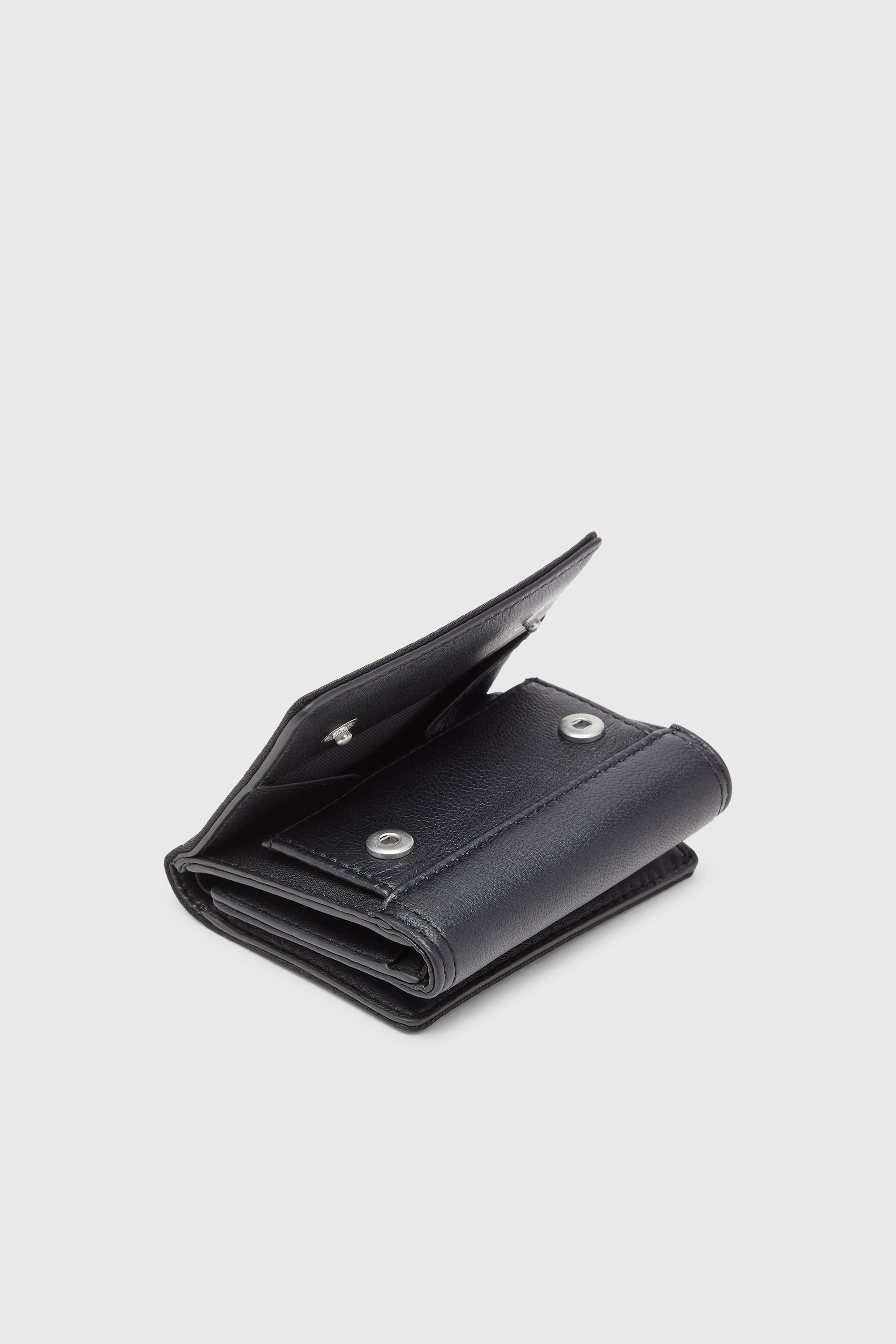 Diesel - MULTI-PKTS TRI-FOLD COIN 3D, Male's 三つ折りウォレット in ブラック - 4
