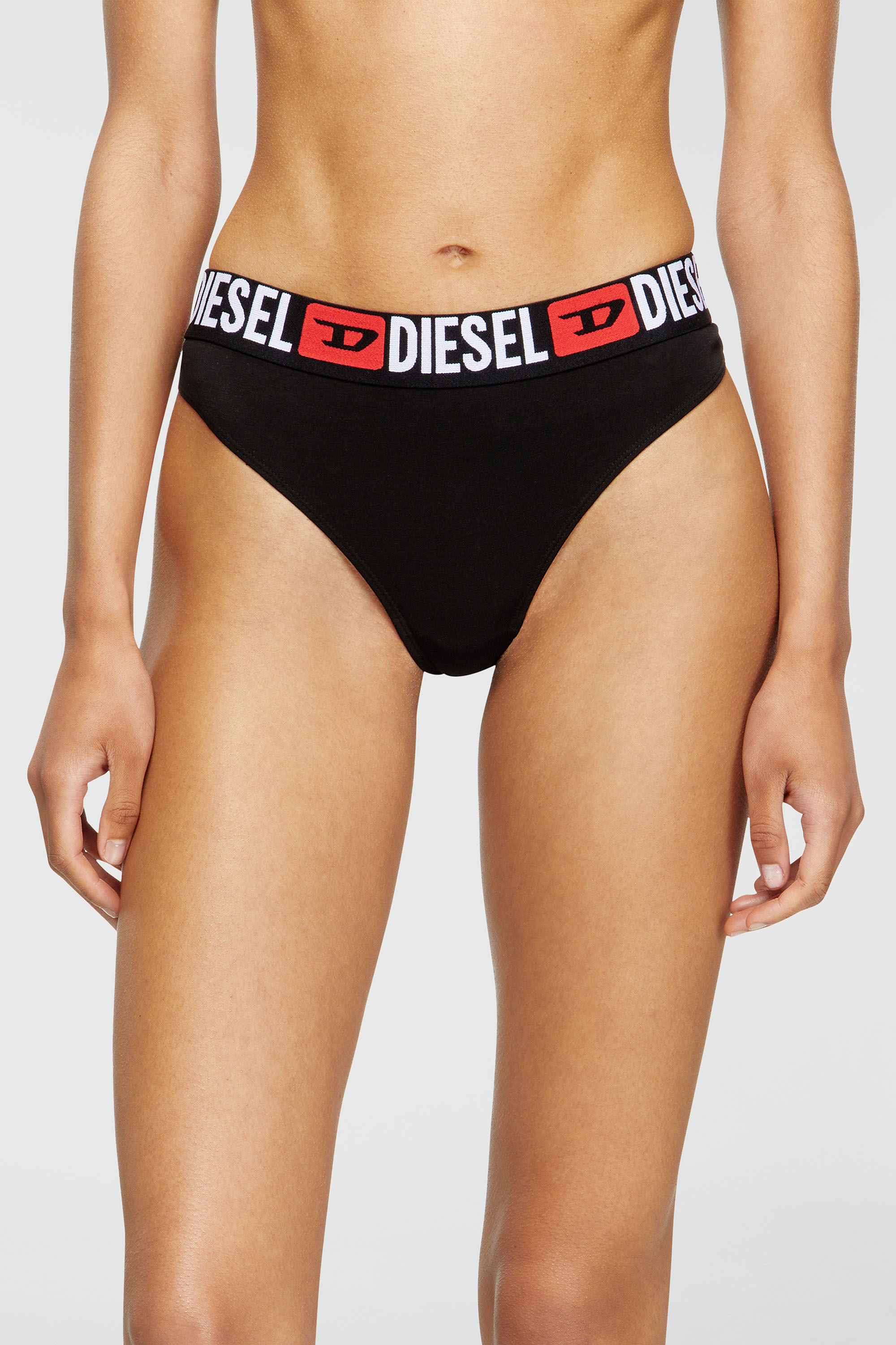 Diesel - STARS-D-CORE, Female's Tバックショーツ in ブラック - 3
