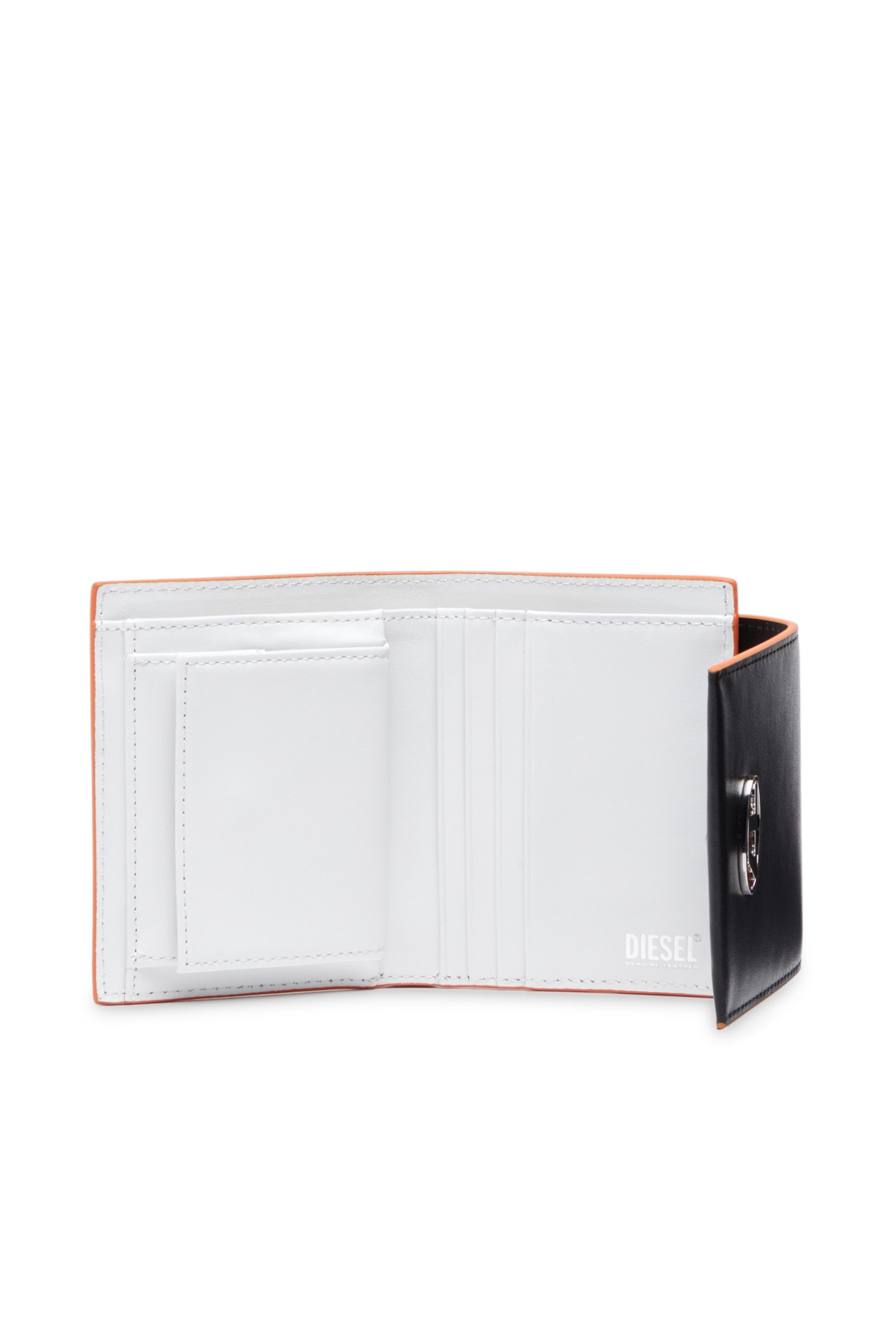 Diesel - BI-FOLD COIN S 3D, ブラック/オレンジ - Image 3