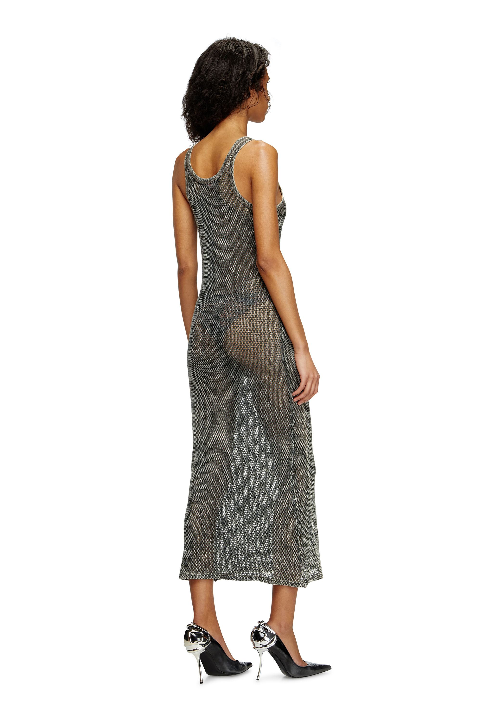 Diesel - MAEVE-UTLT, Female's Mesh beach cover up in ブラウン - 1