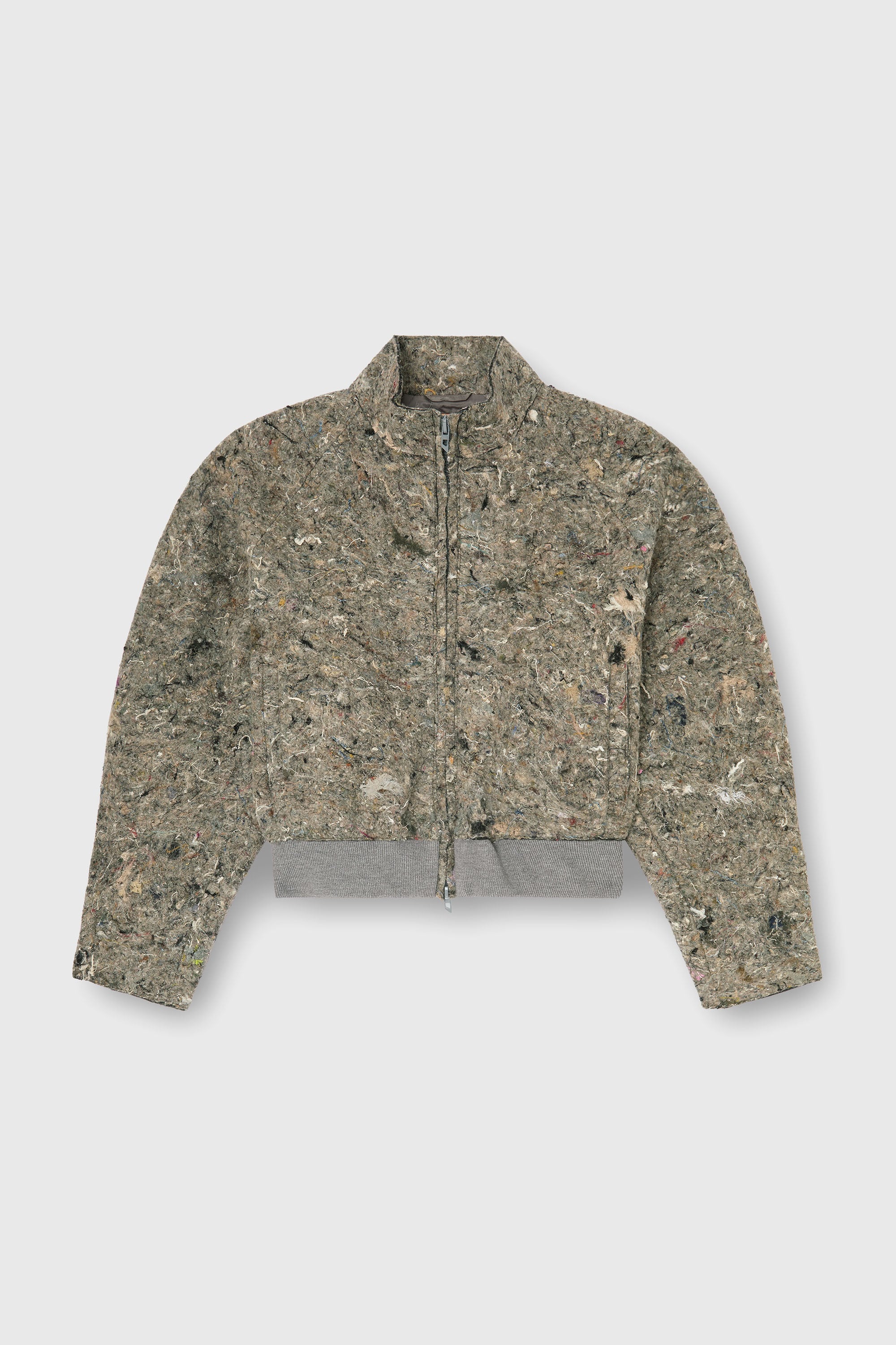 Diesel - J-DISTEM, Male's Upcycled felted jacket in グレー - 2