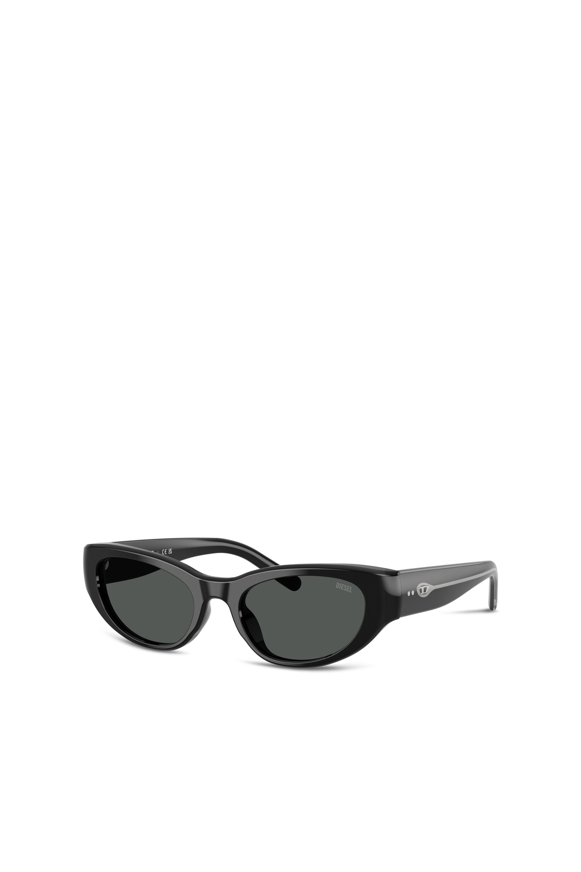 Diesel - 0DL2010U, Unisex's Cat-eye style sunglasses in ブラック - 1