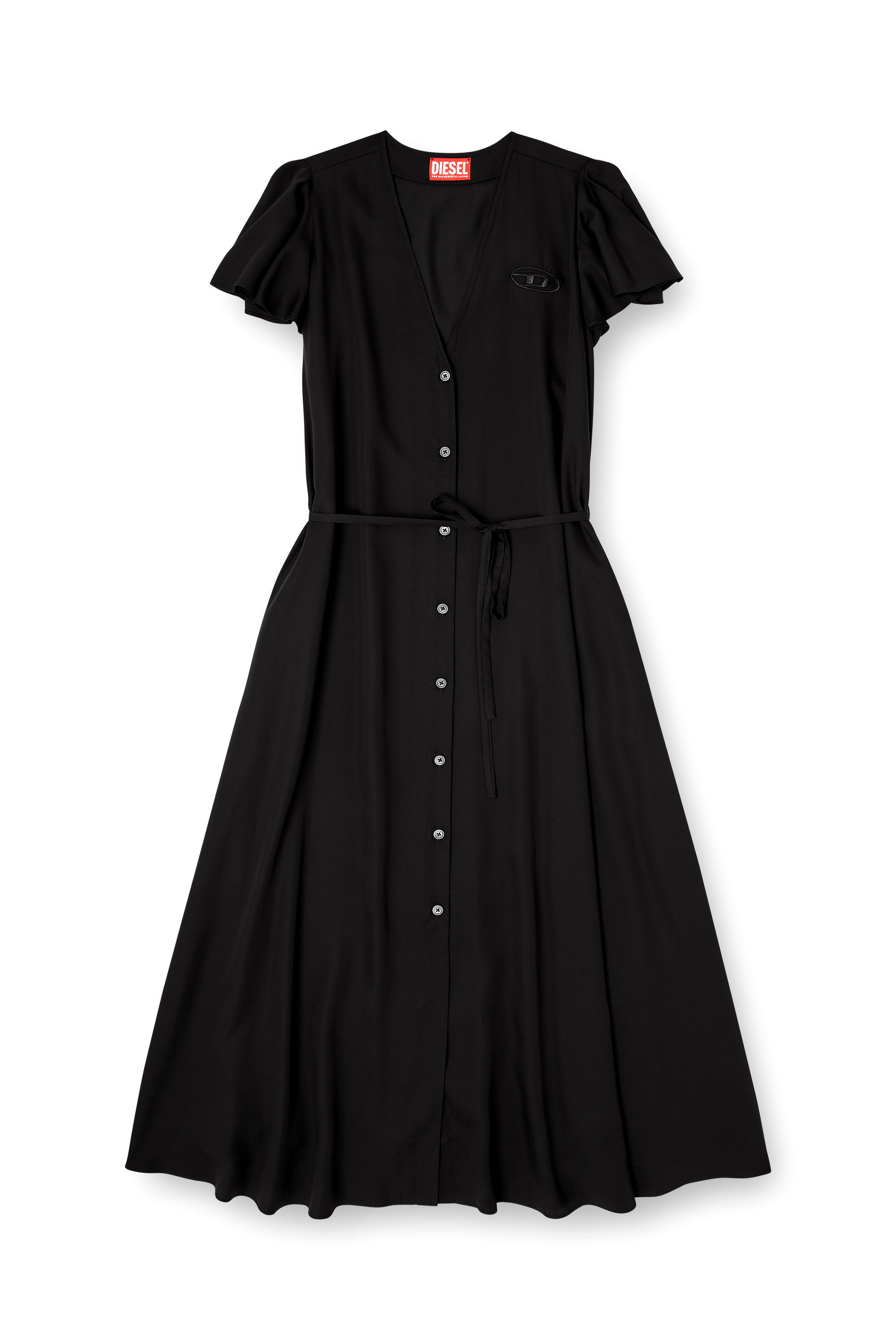 Diesel - D-AIKIRI-LONG, Female's ドレス in ブラック - 2