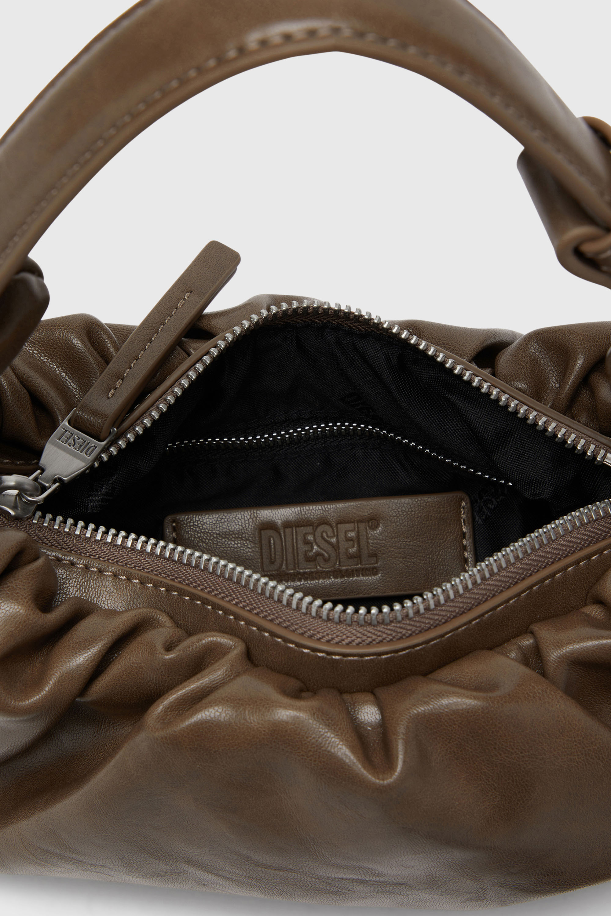 Diesel - GRAB-D HOBO S, Female's ホーボーバッグ S in ブラウン - 4