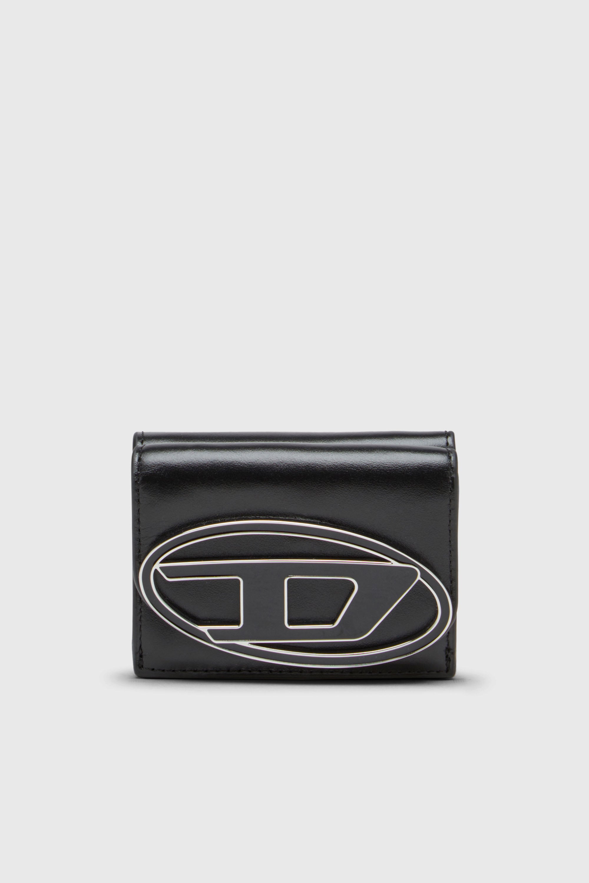 Diesel - 1DR TRI FOLD COIN XS II, Female's Tri-fold wallet in leather in ブラック - 1