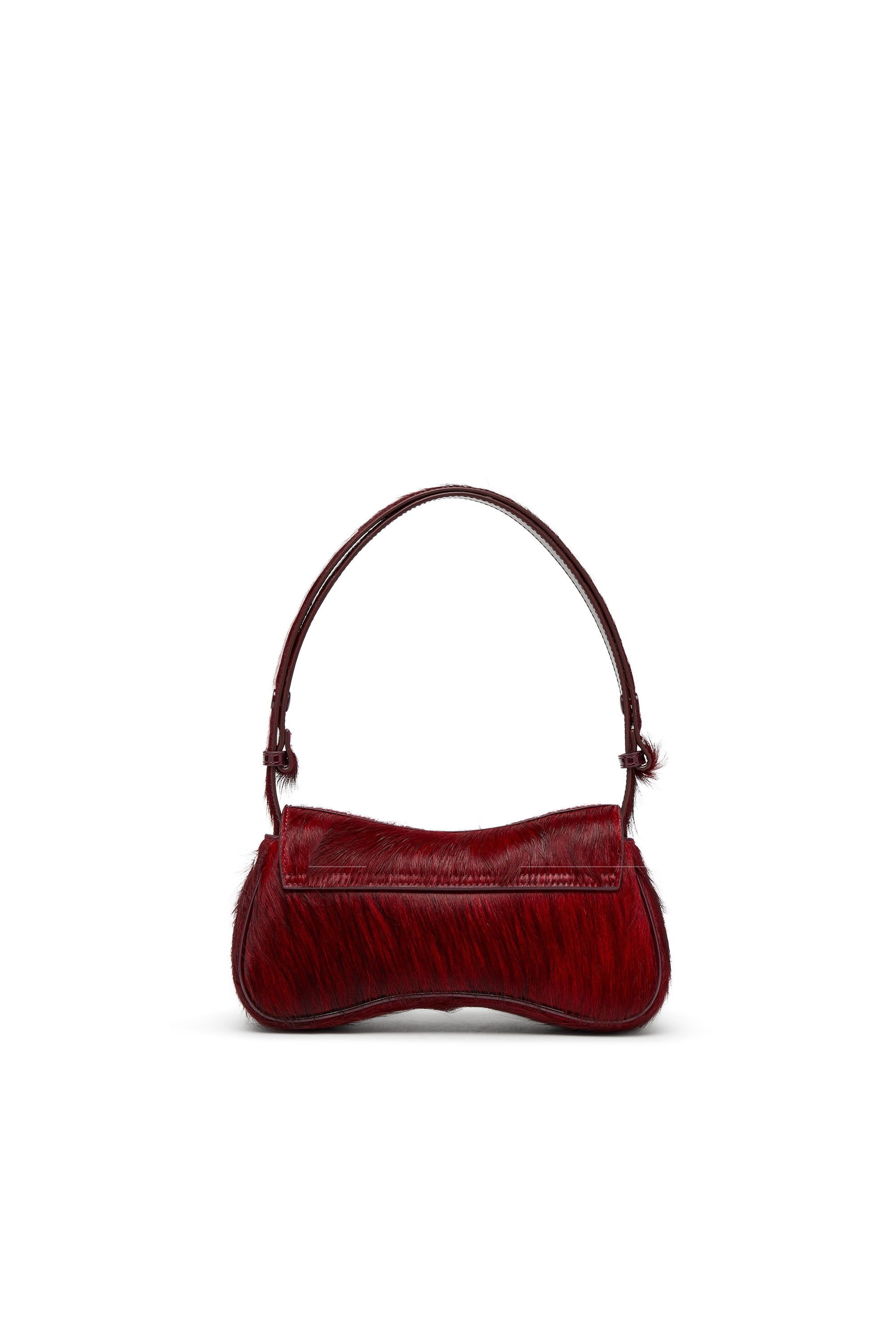 Diesel - PLAY CLUTCH, Female's Play-Clutch in coloured hairy leather in バーガンディー - 3